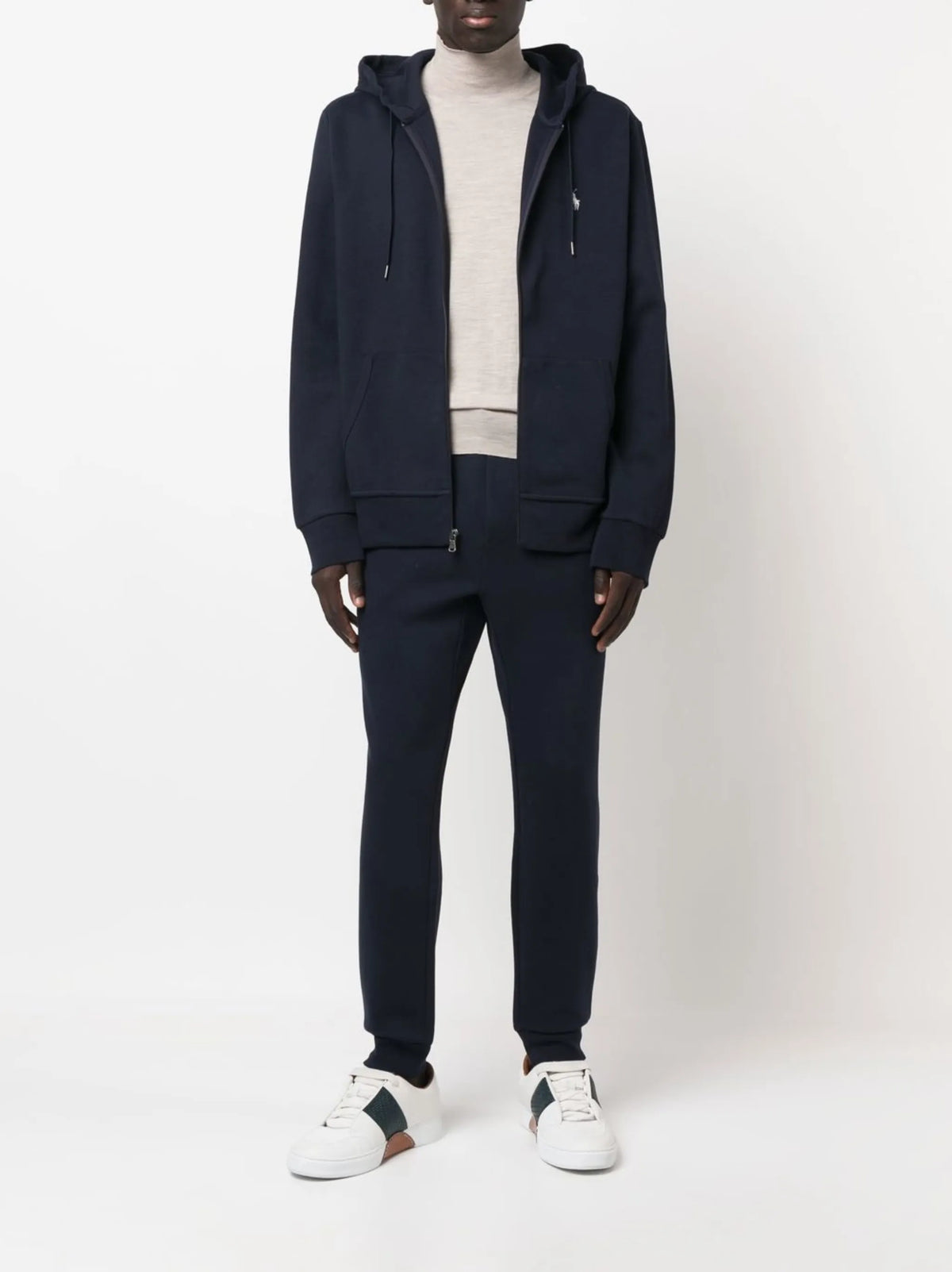 drawstring-waistband track pants