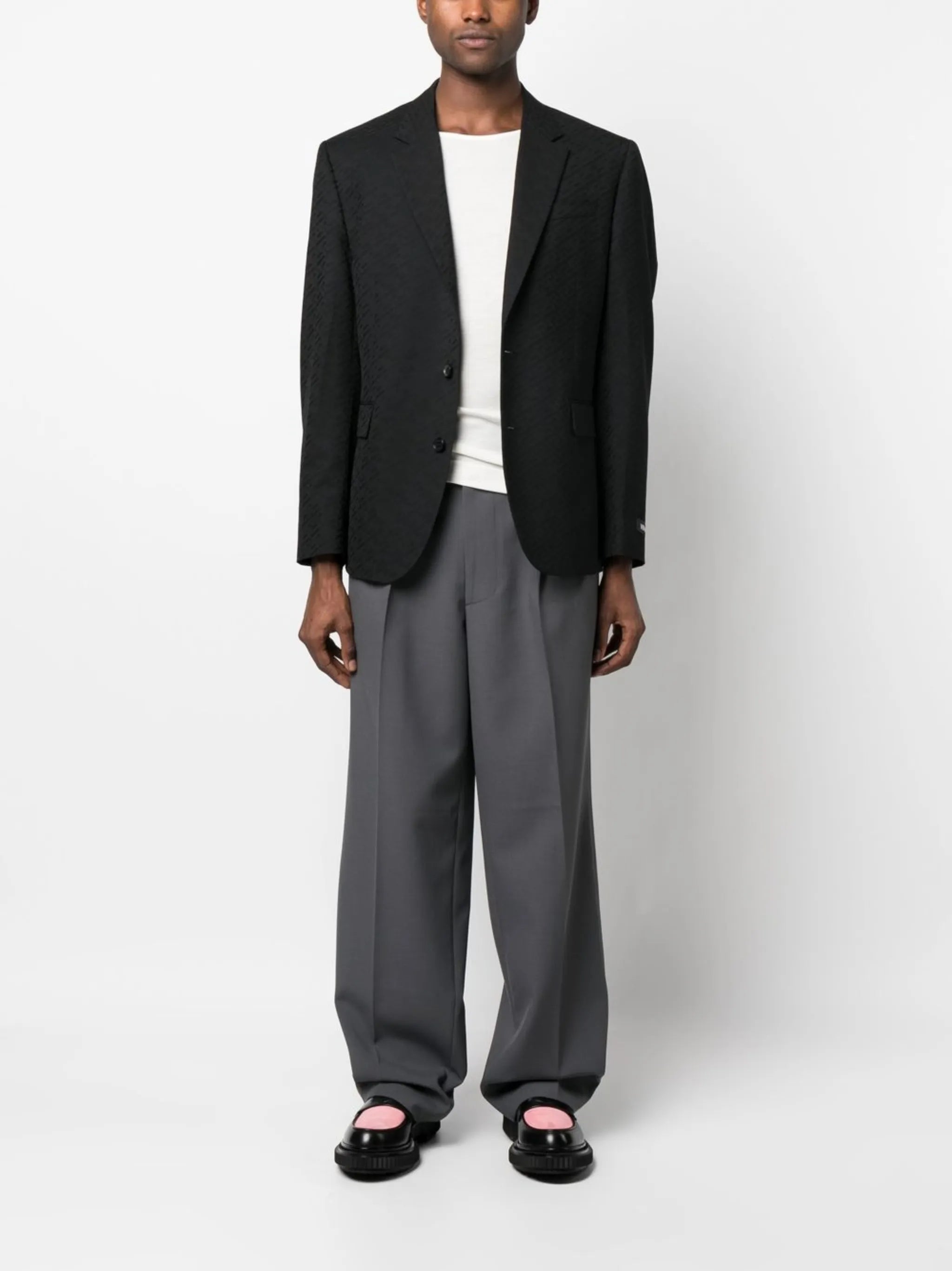 La Greca single-breasted blazer