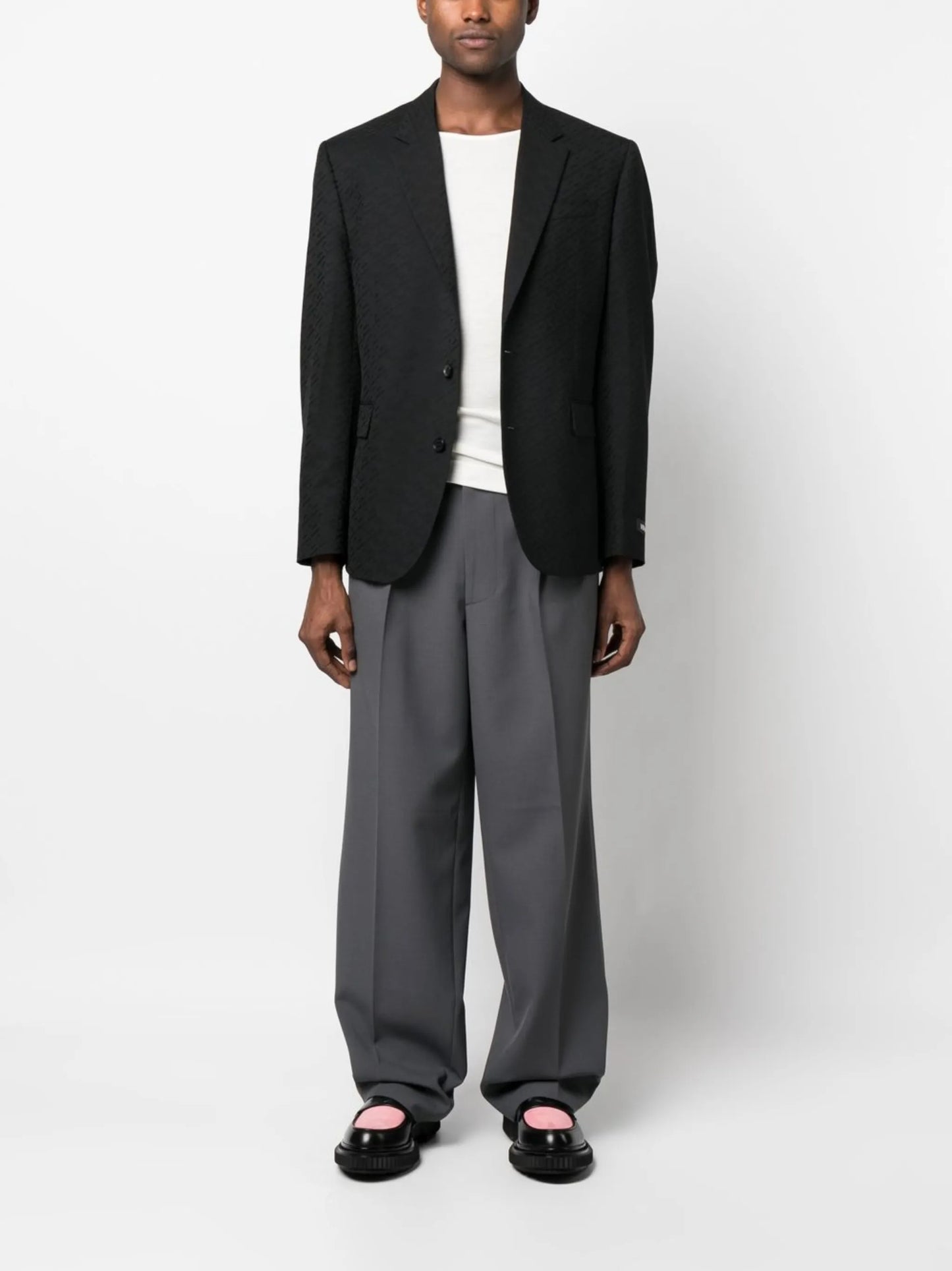 La Greca single-breasted blazer