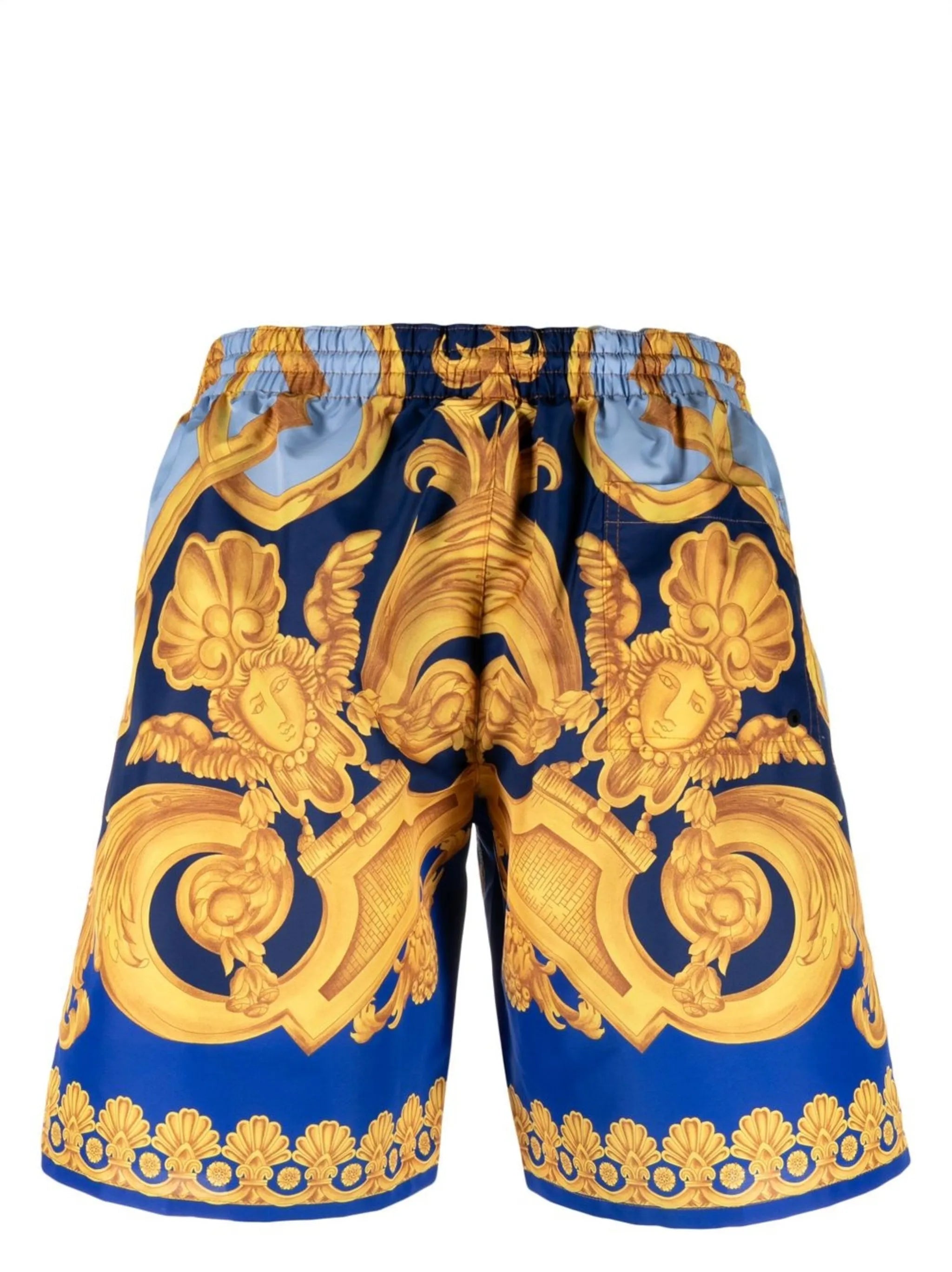 baroque-pattern swim shorts