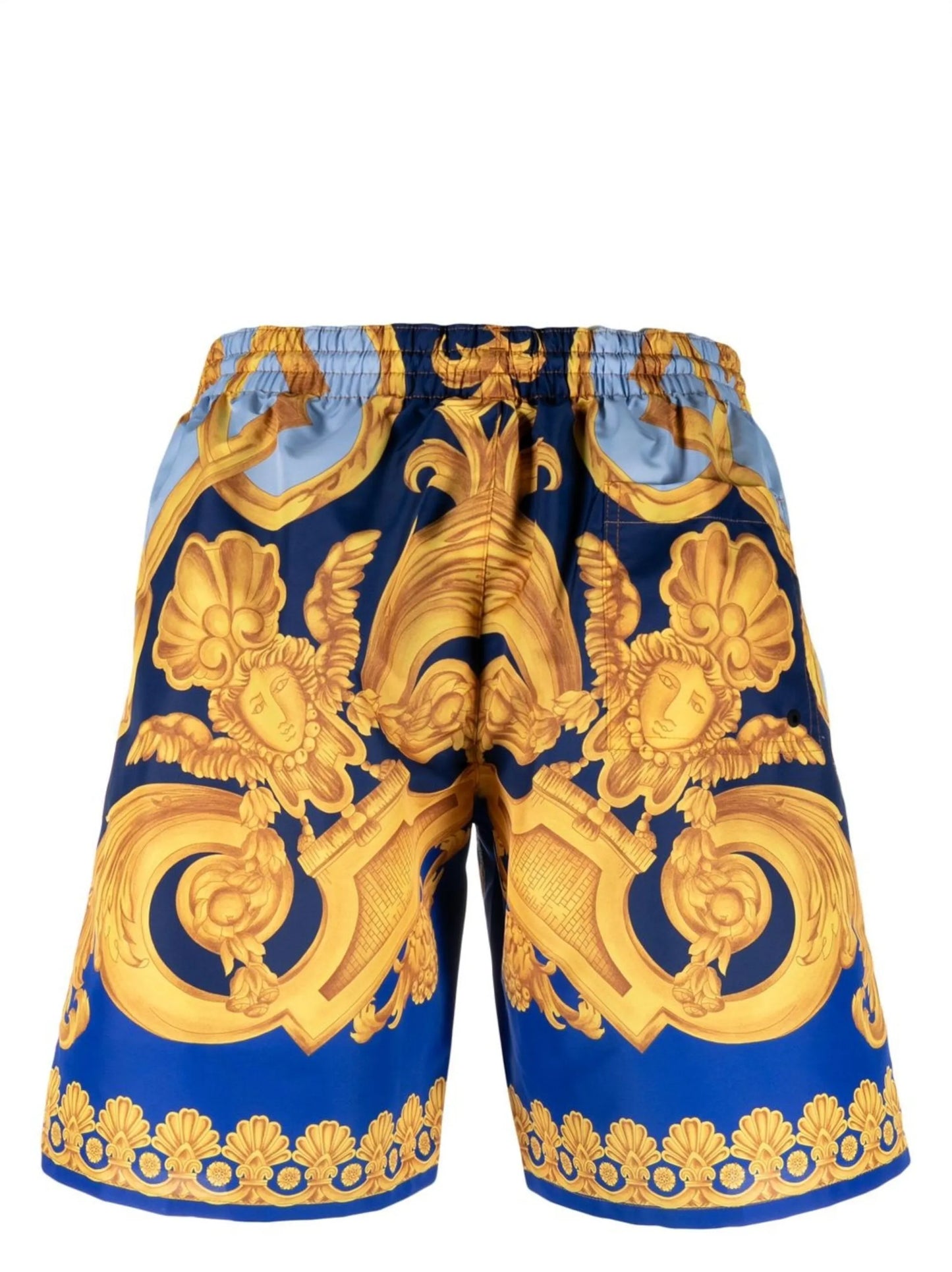 baroque-pattern swim shorts