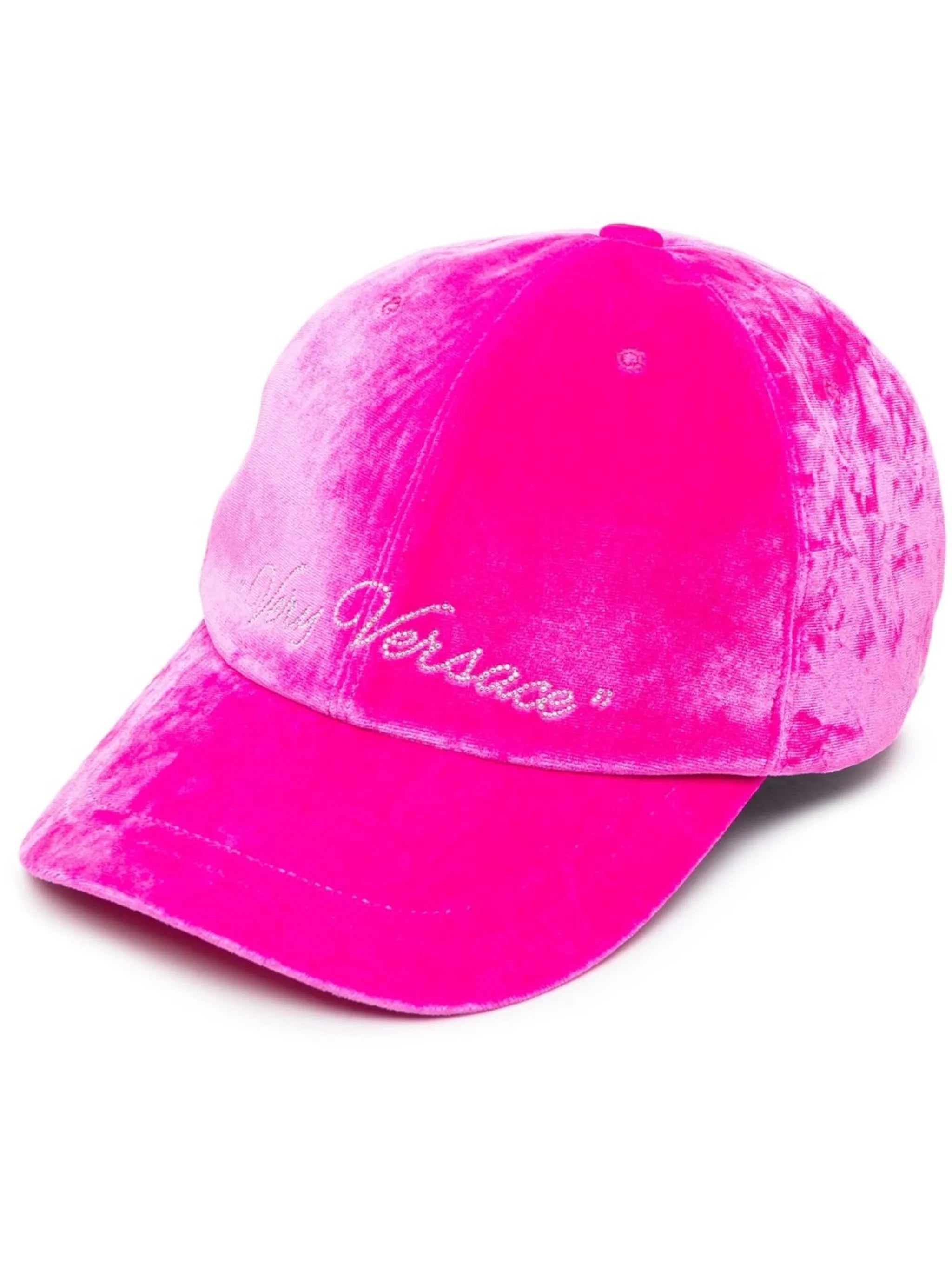 Very Versace velvet baseball cap