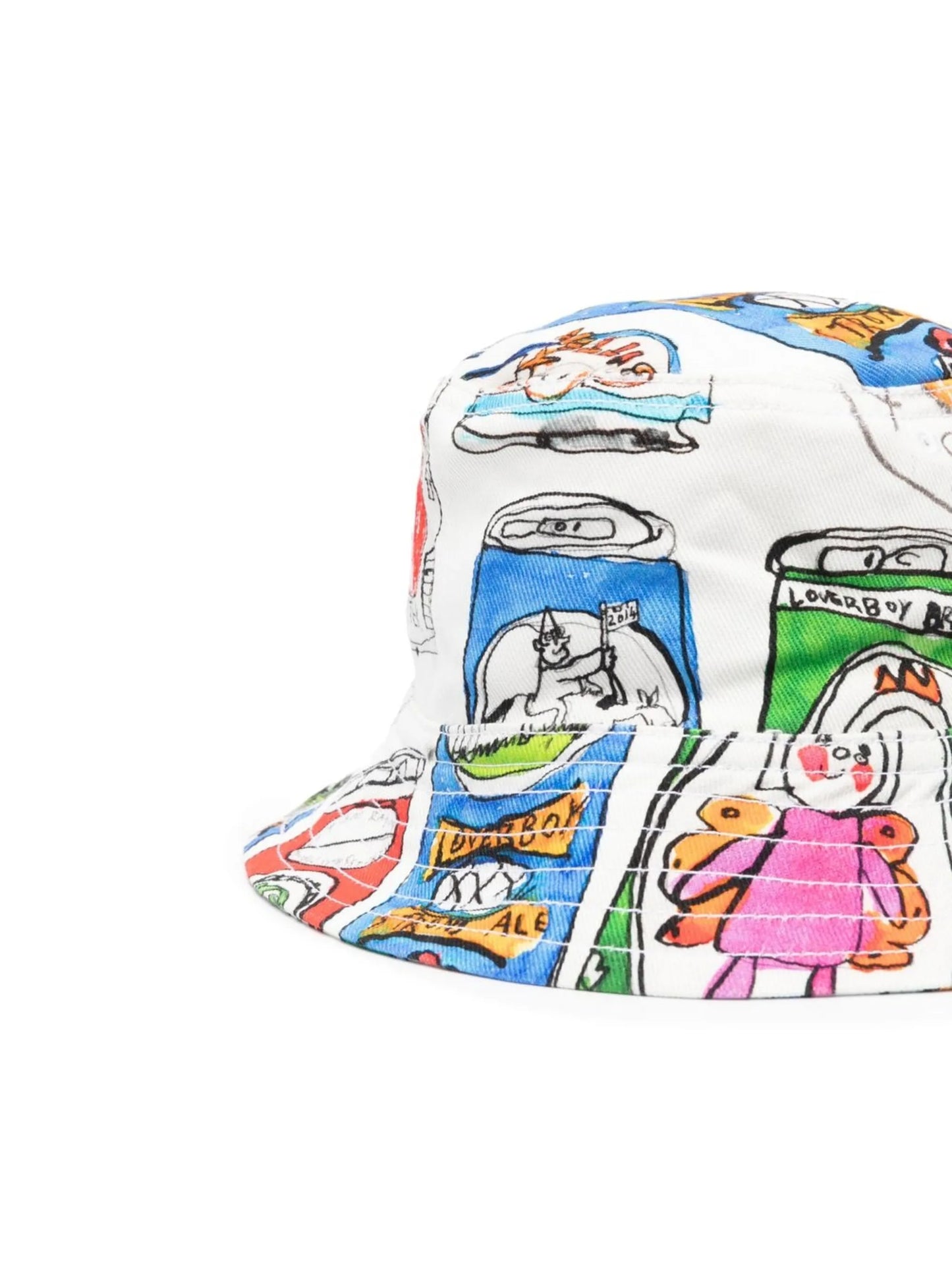 logo-patch bucket hat