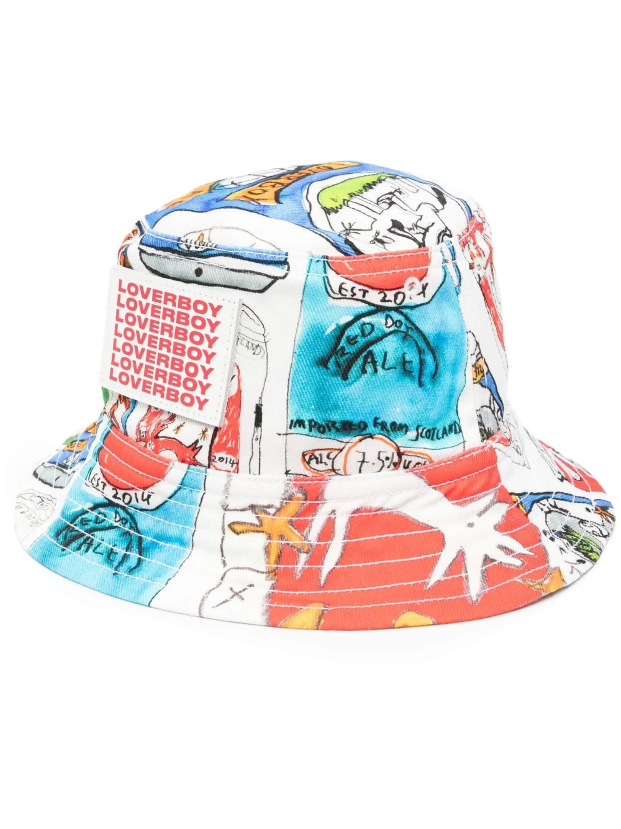 logo-patch bucket hat