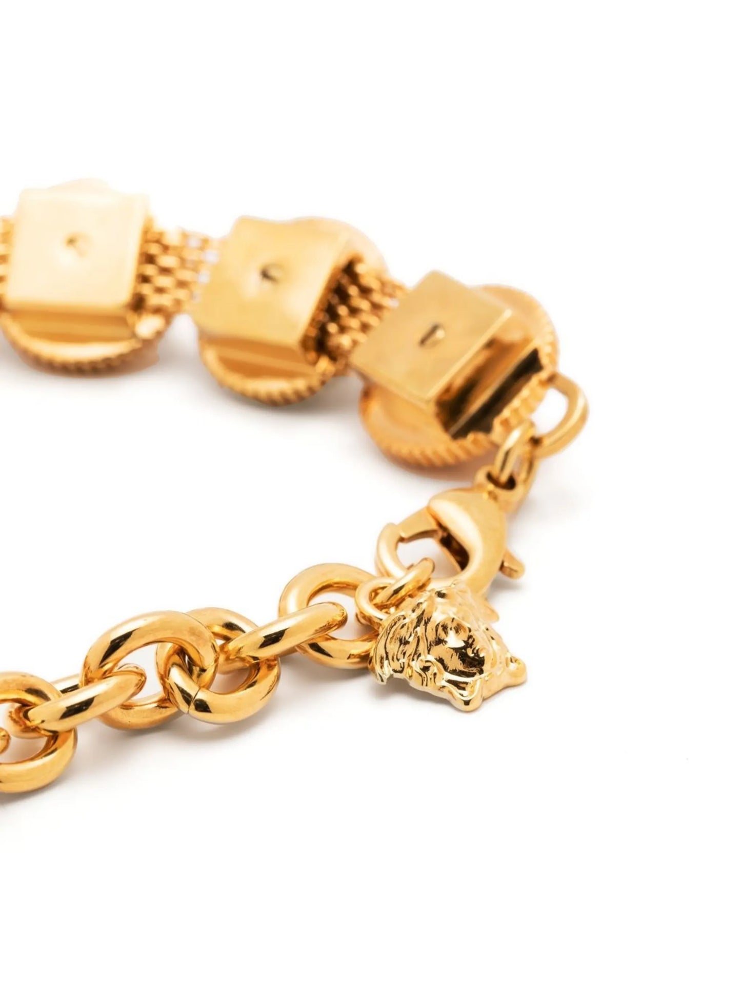 Medusa-plaque coin bracelet