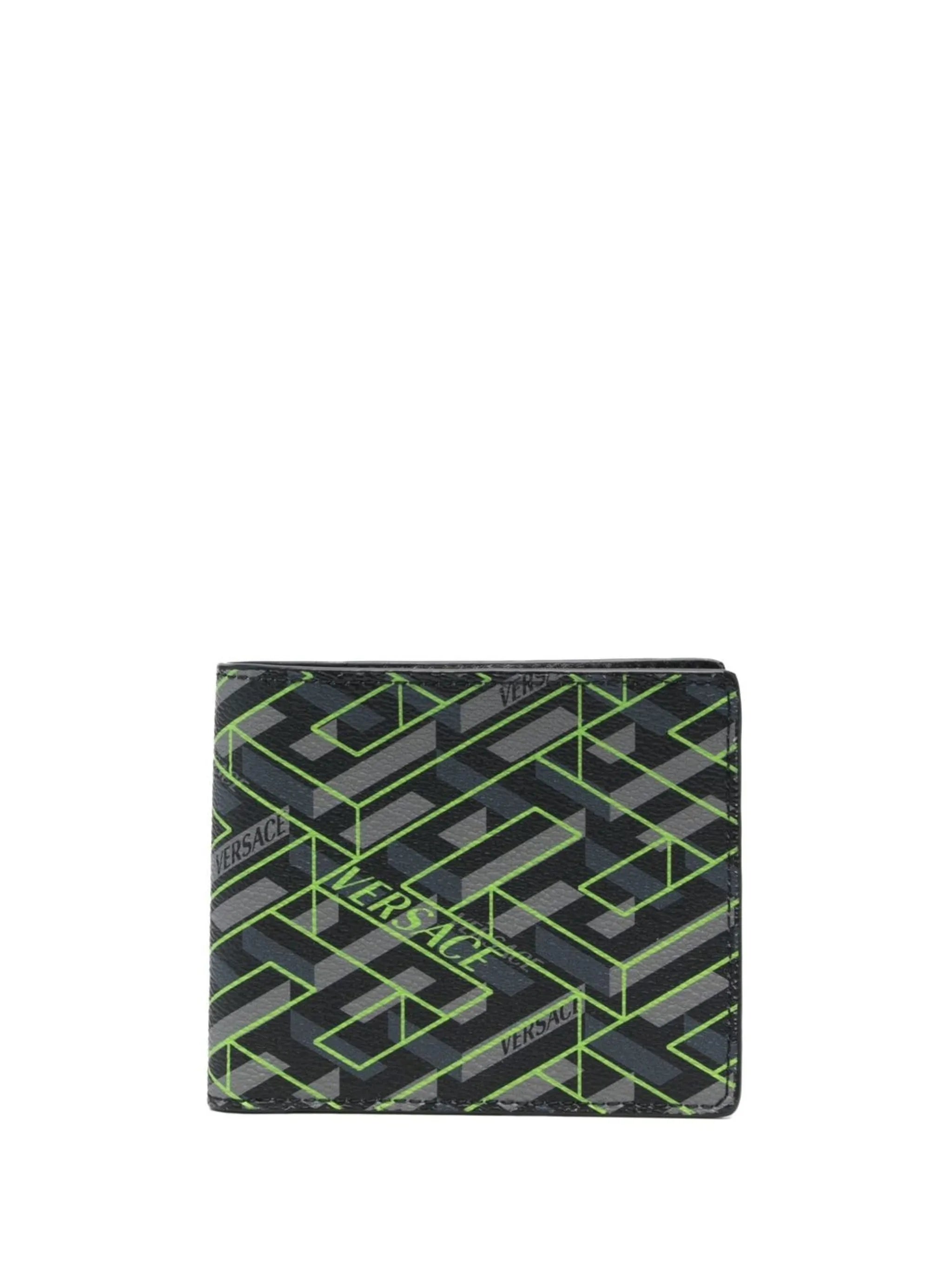 Greca logo-print wallet