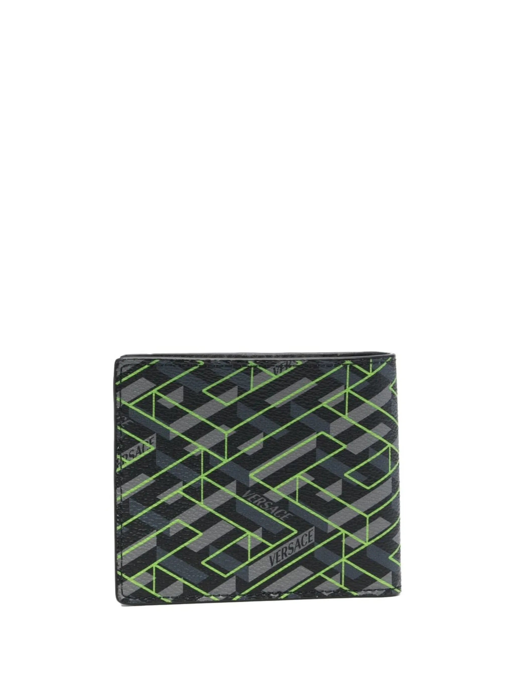 Greca logo-print wallet