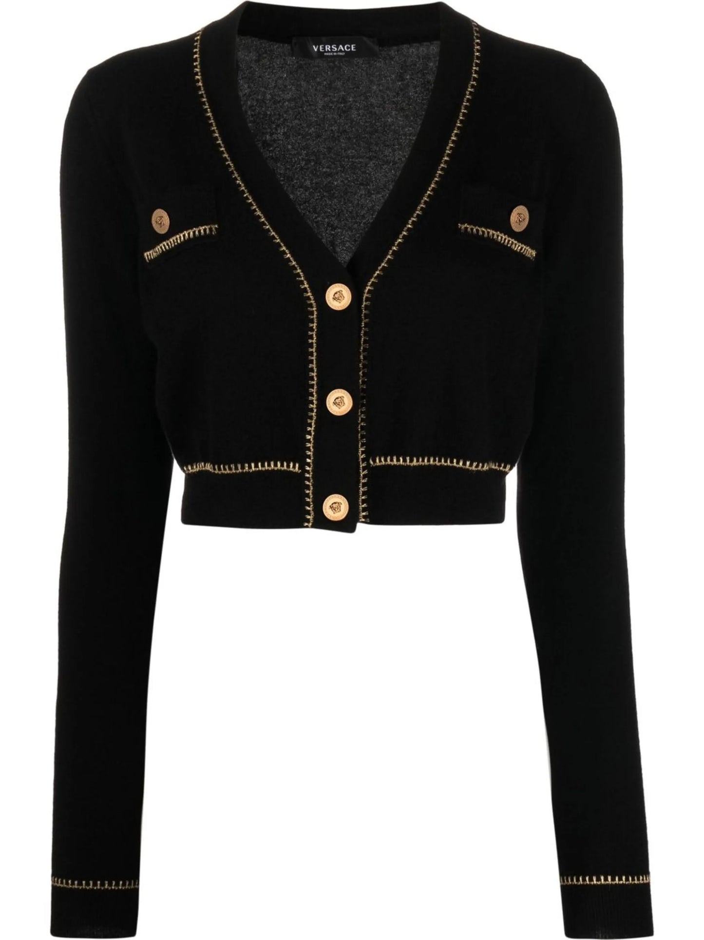 Medusa cropped cardigan