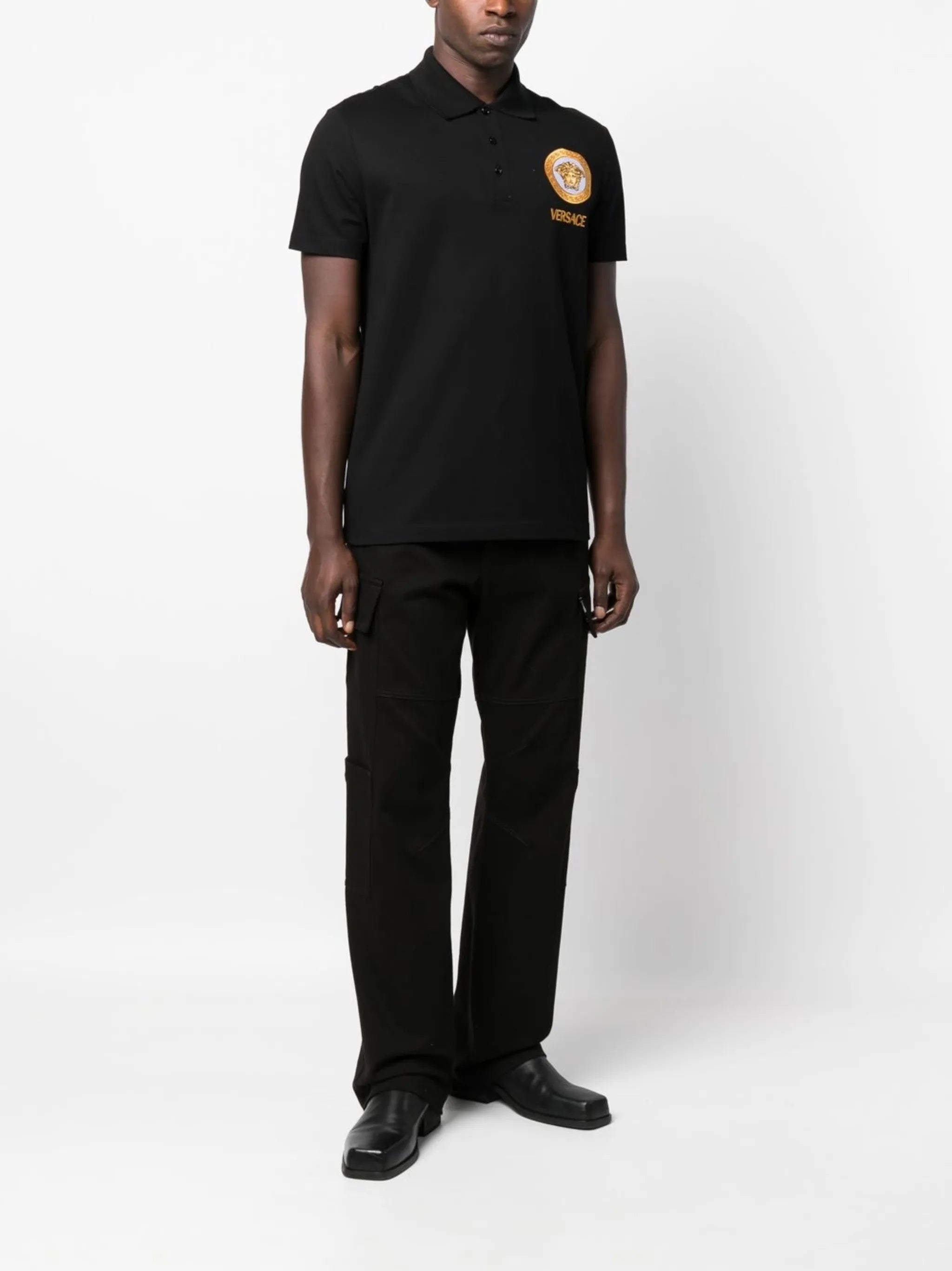 Medusa cotton polo shirt