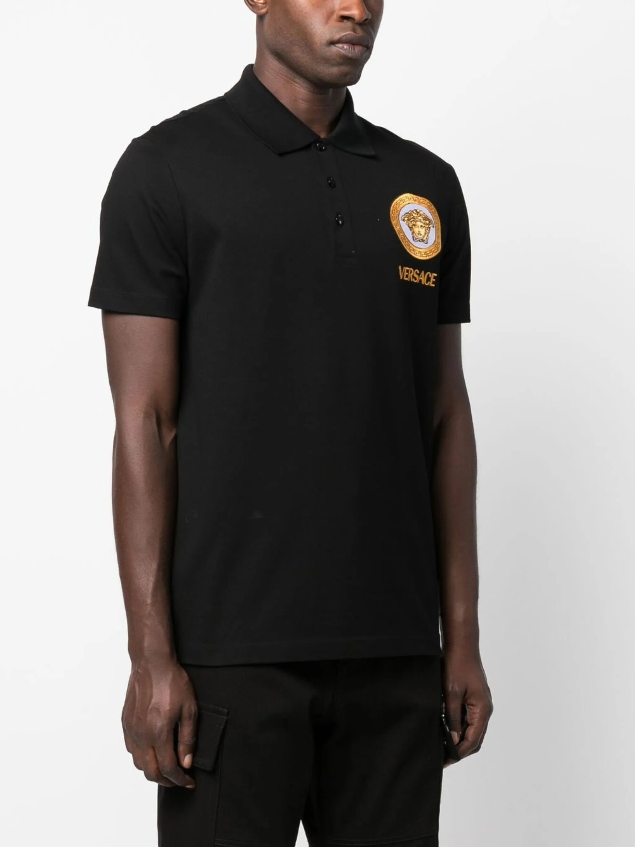 Medusa cotton polo shirt