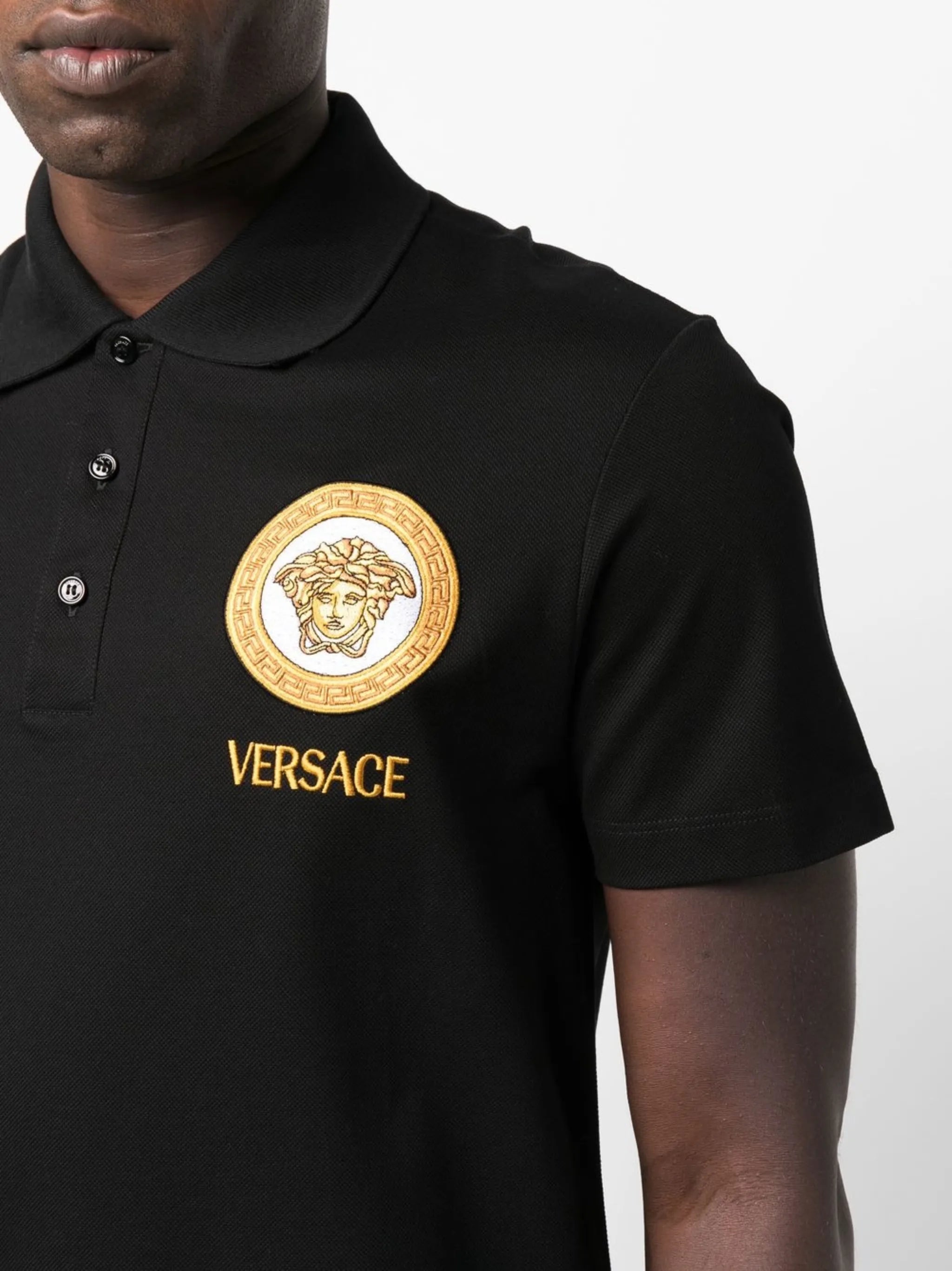 Medusa cotton polo shirt