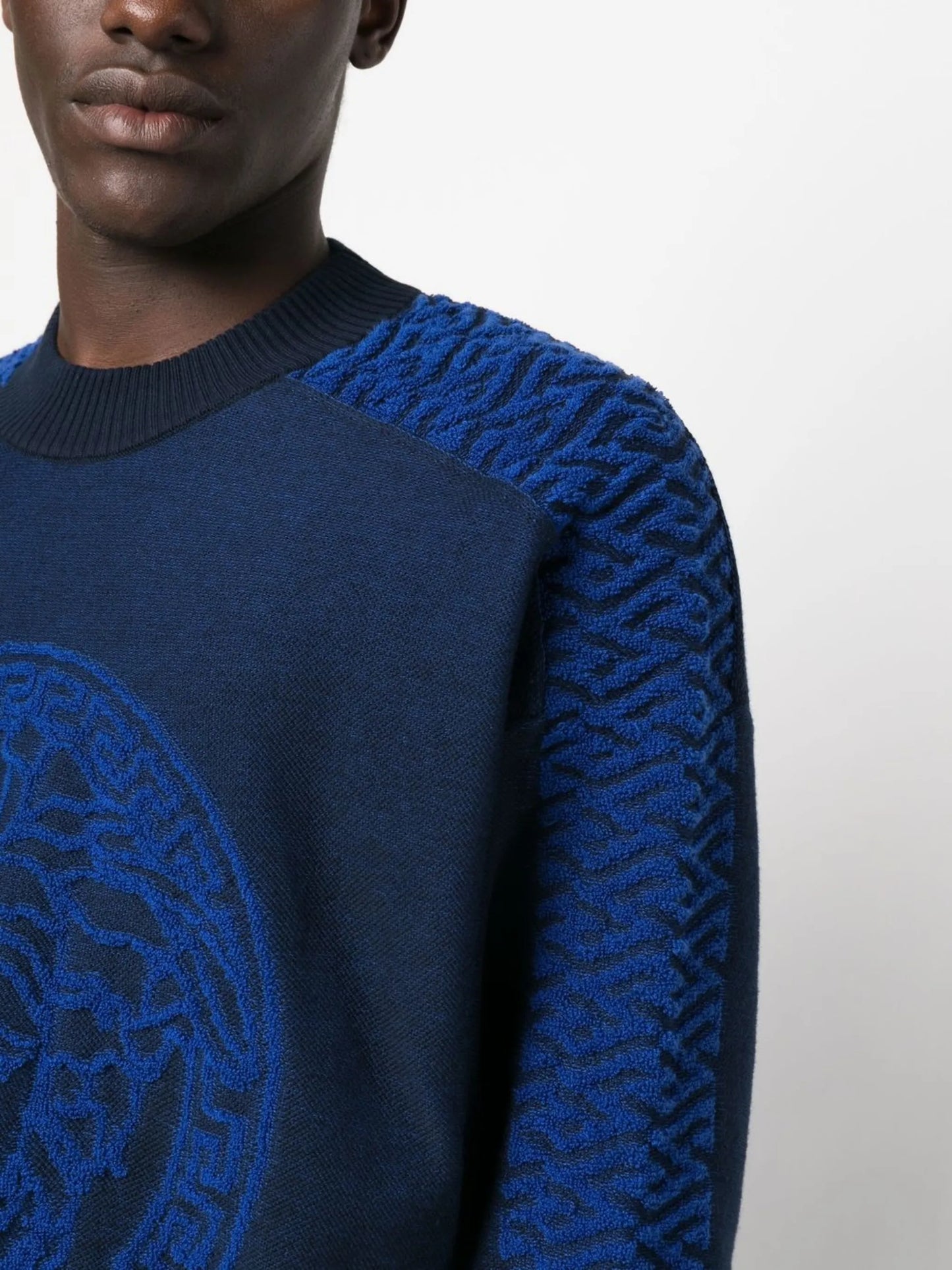 Medusa motif jumper