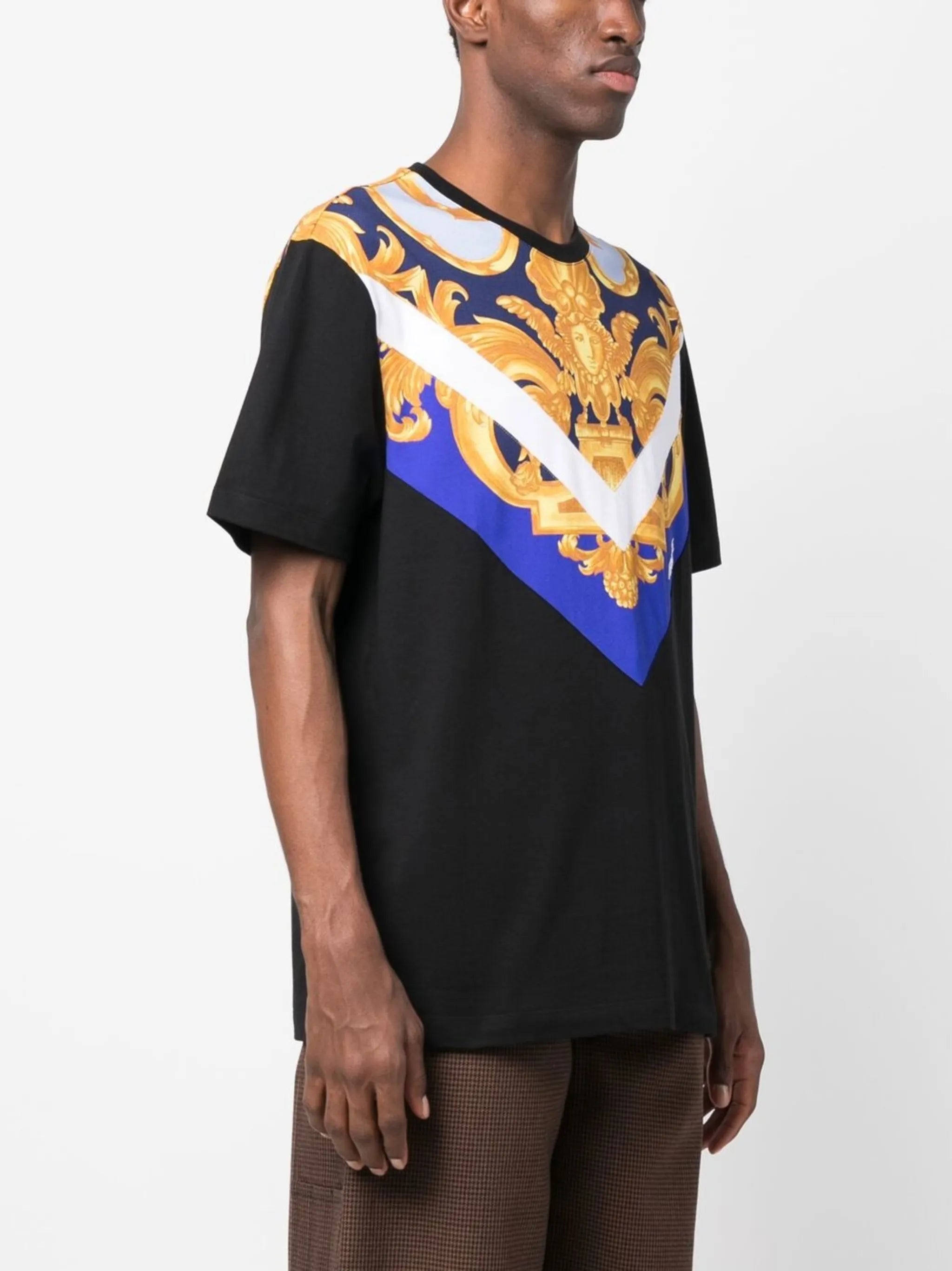 Medusa-print detail T-shirt