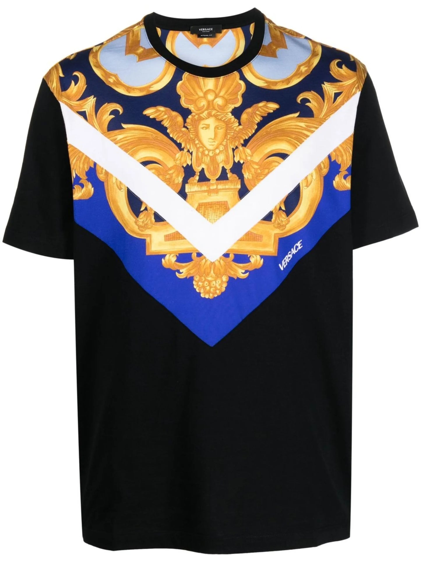 Medusa-print detail T-shirt