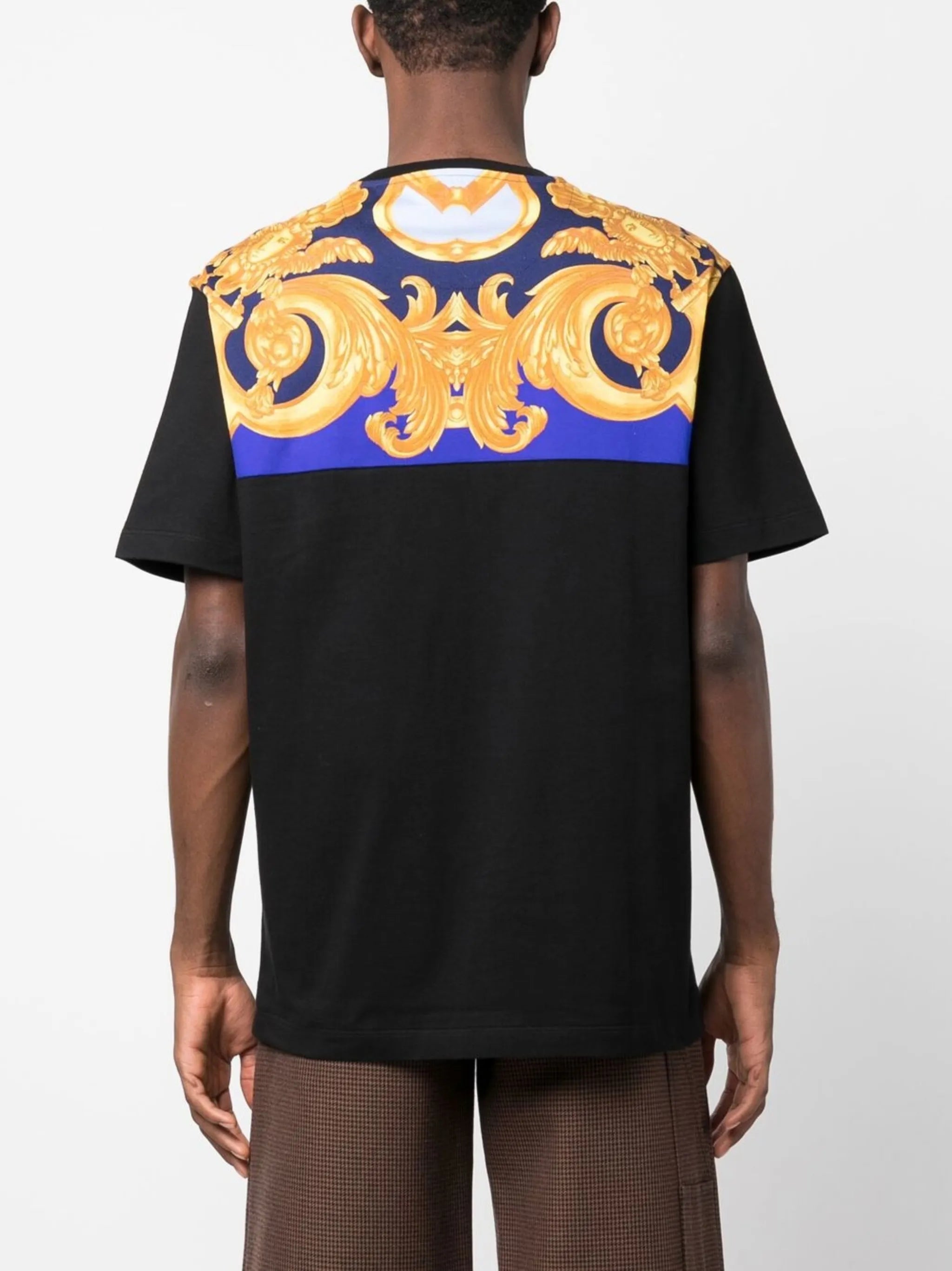 Medusa-print detail T-shirt