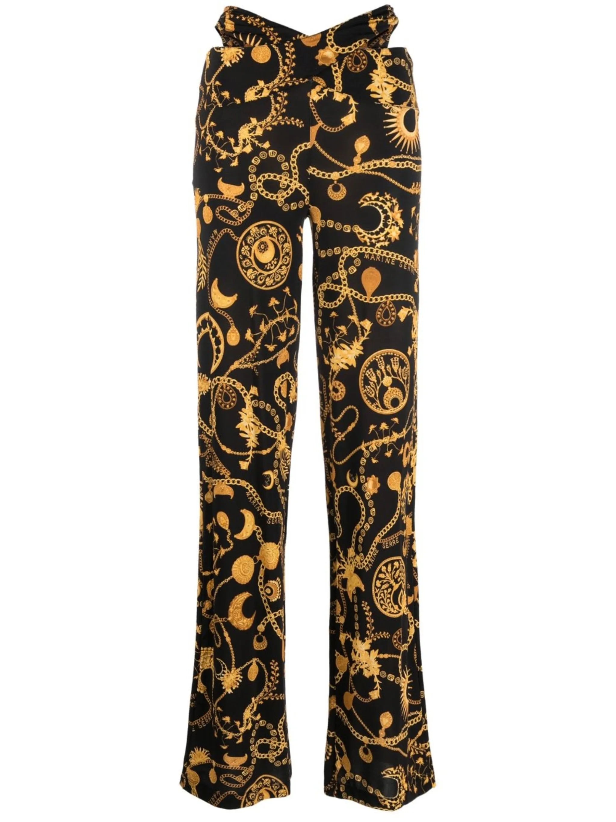 Ornament Jewellery-print jumpsuit