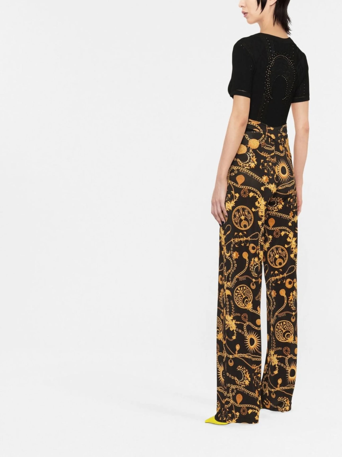 Ornament Jewellery-print jumpsuit