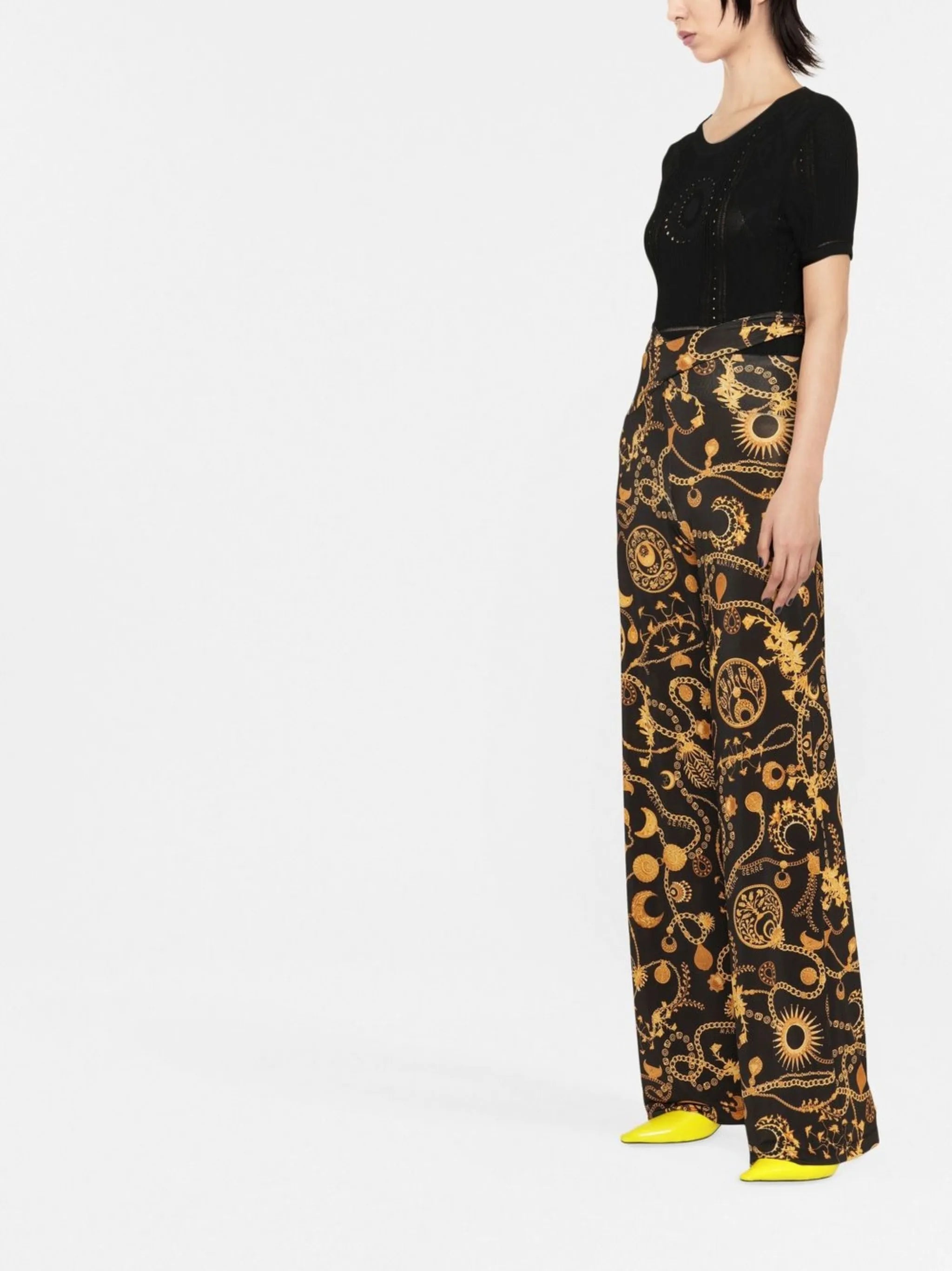 Ornament Jewellery-print jumpsuit