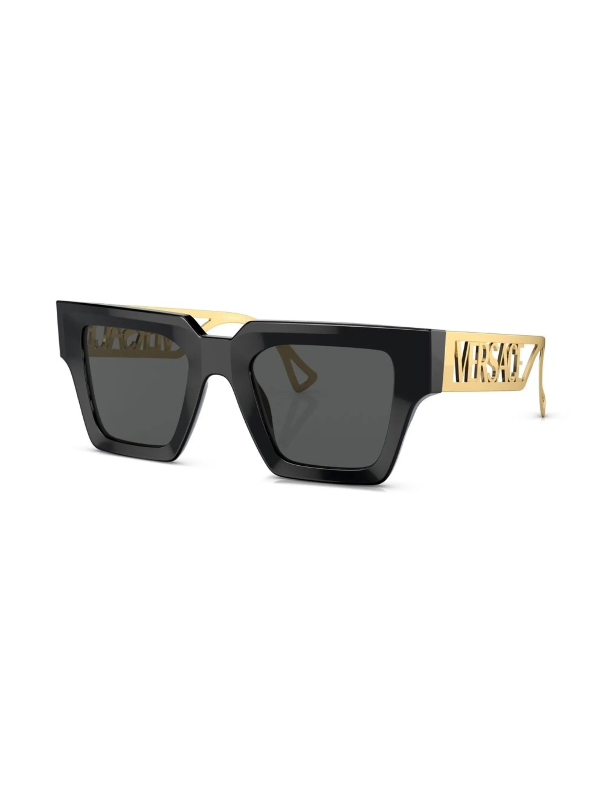 logo-embossed square-frame sunglasses