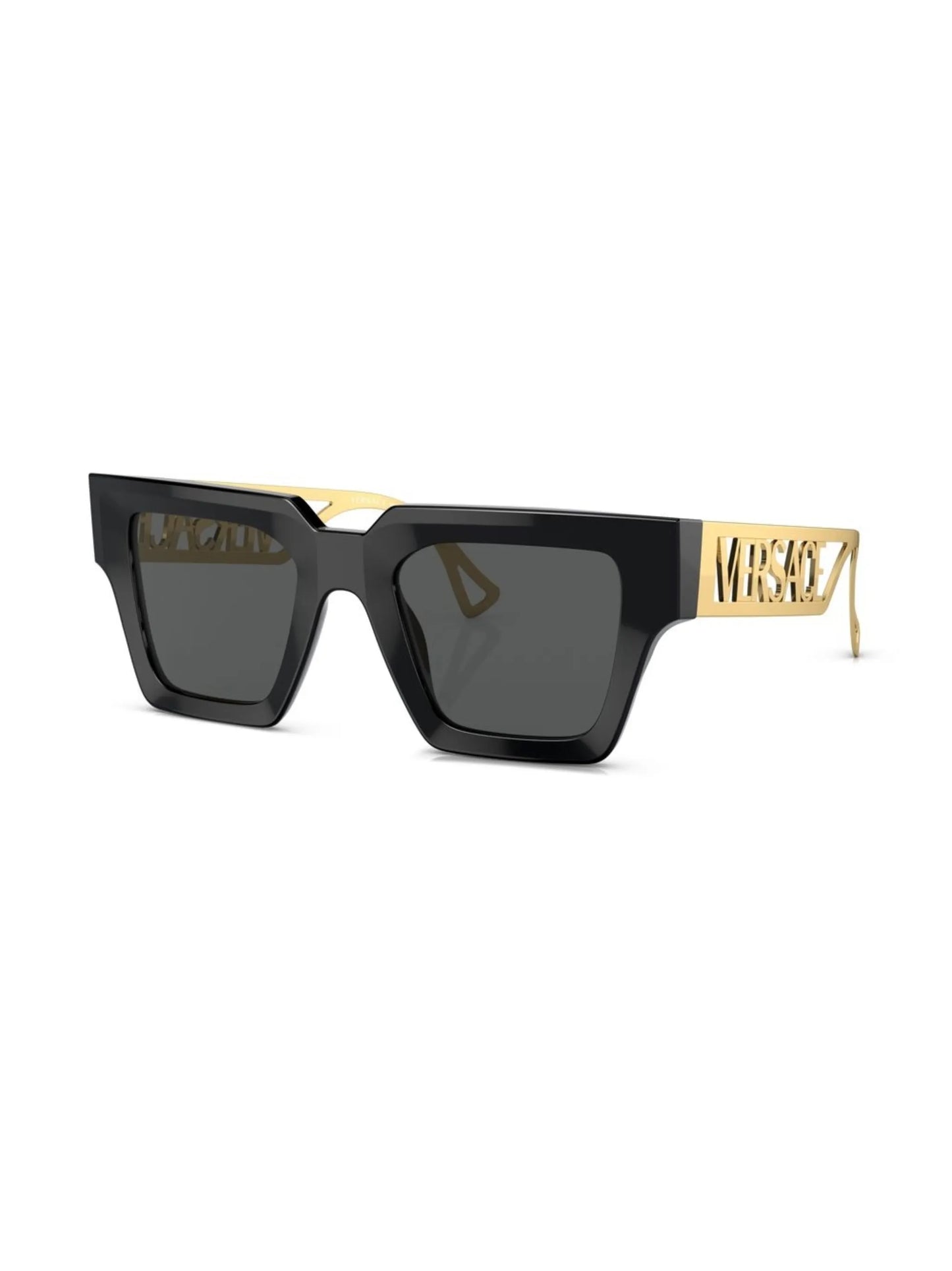 logo-embossed square-frame sunglasses