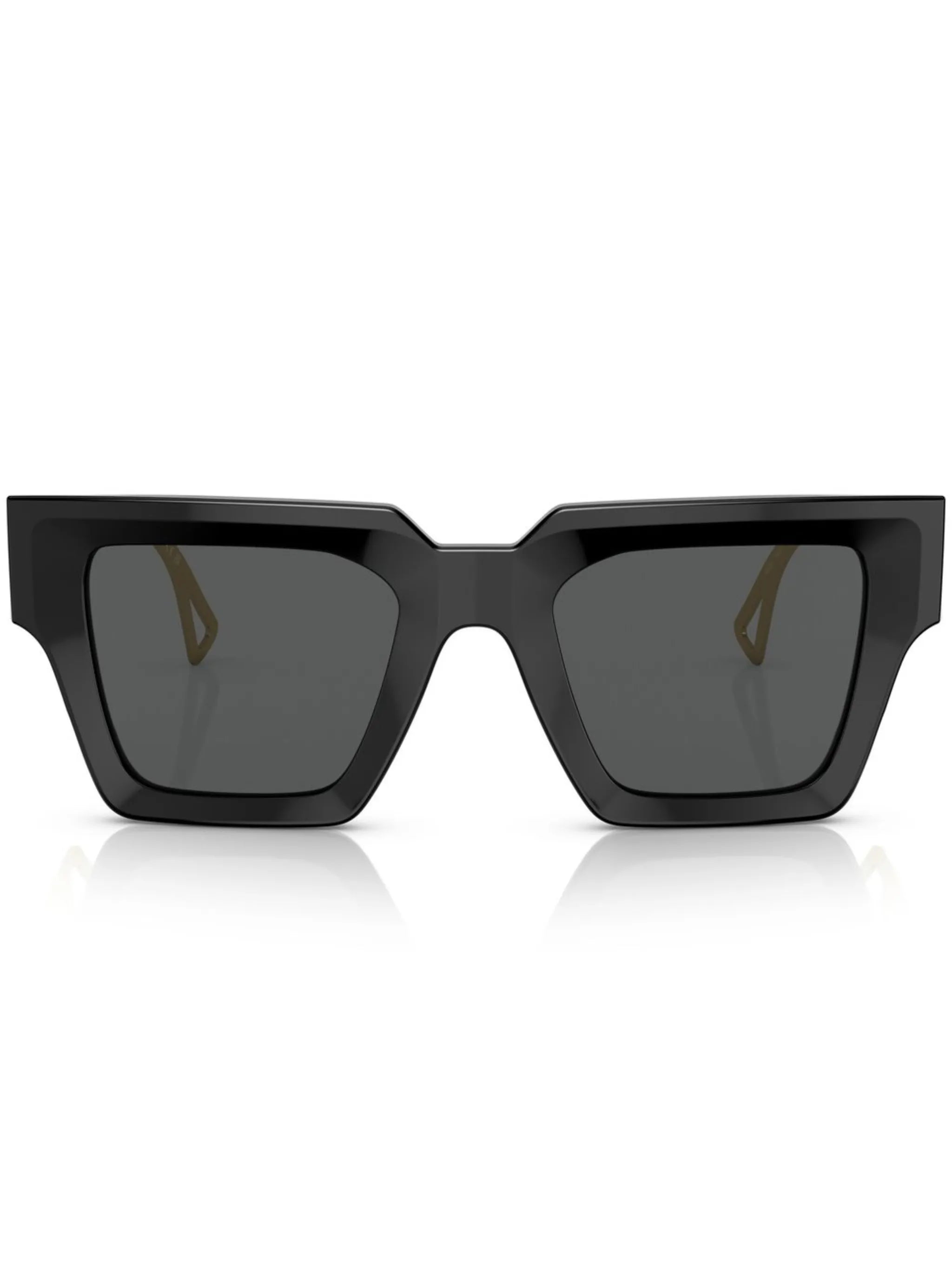 logo-embossed square-frame sunglasses