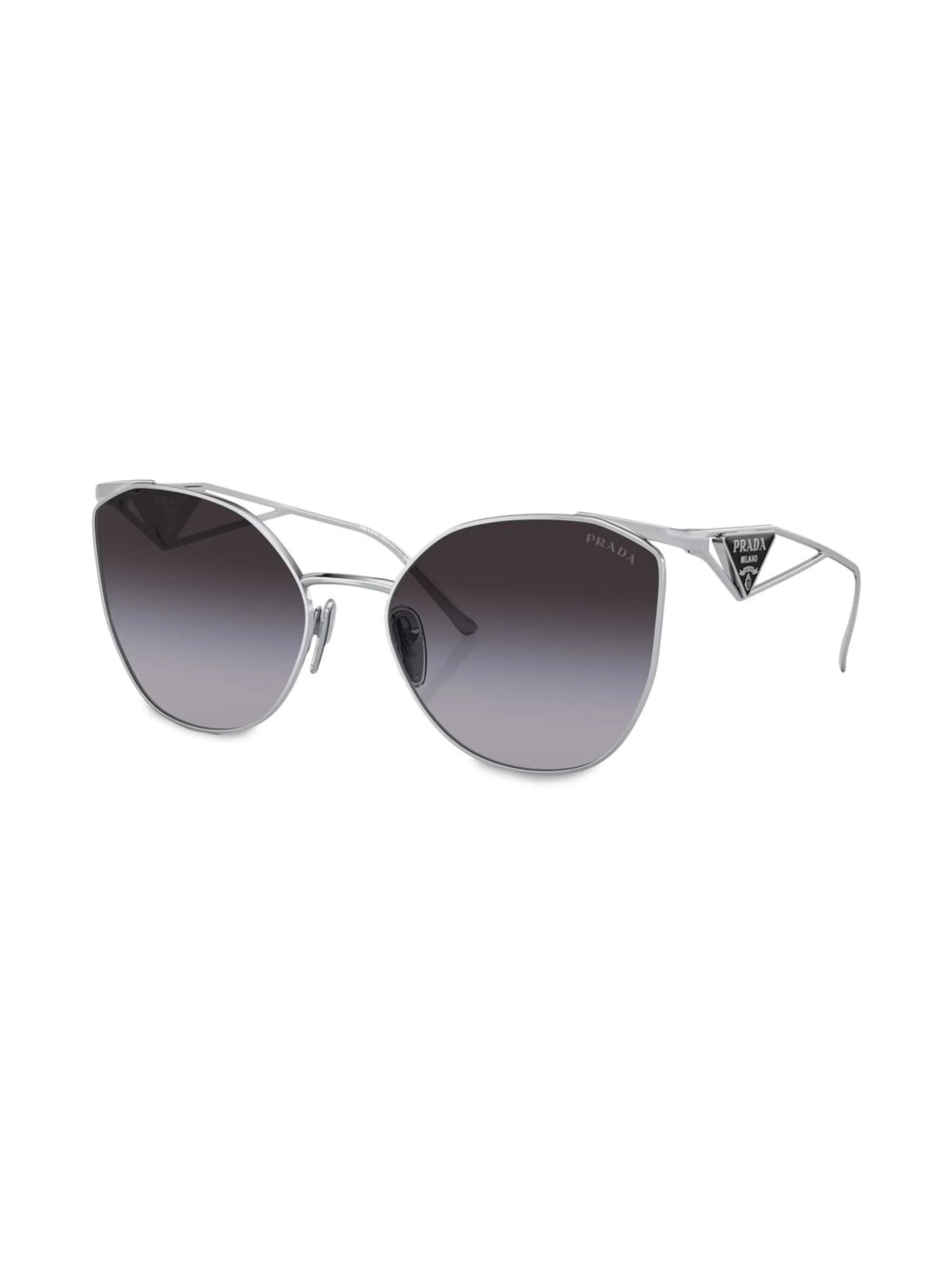 logo cat-eye frame sunglasses