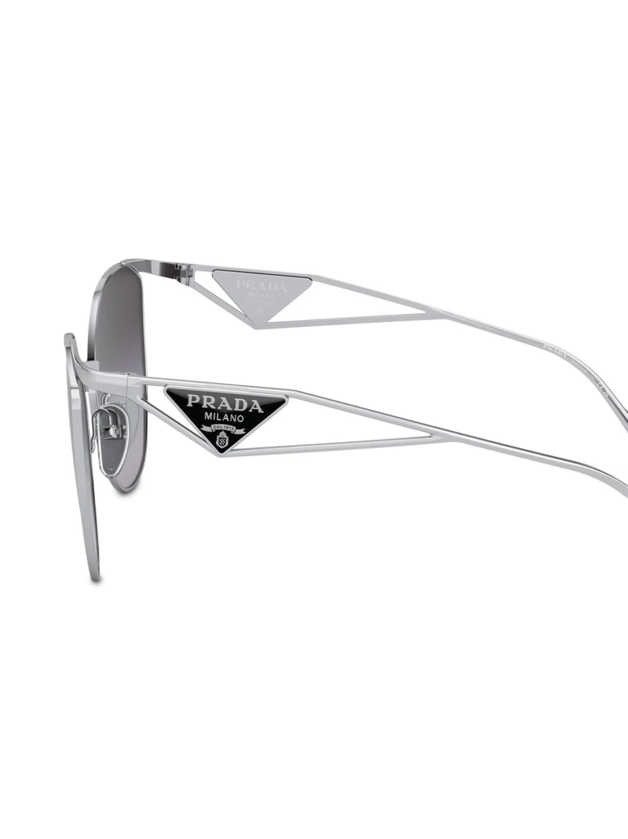 logo cat-eye frame sunglasses