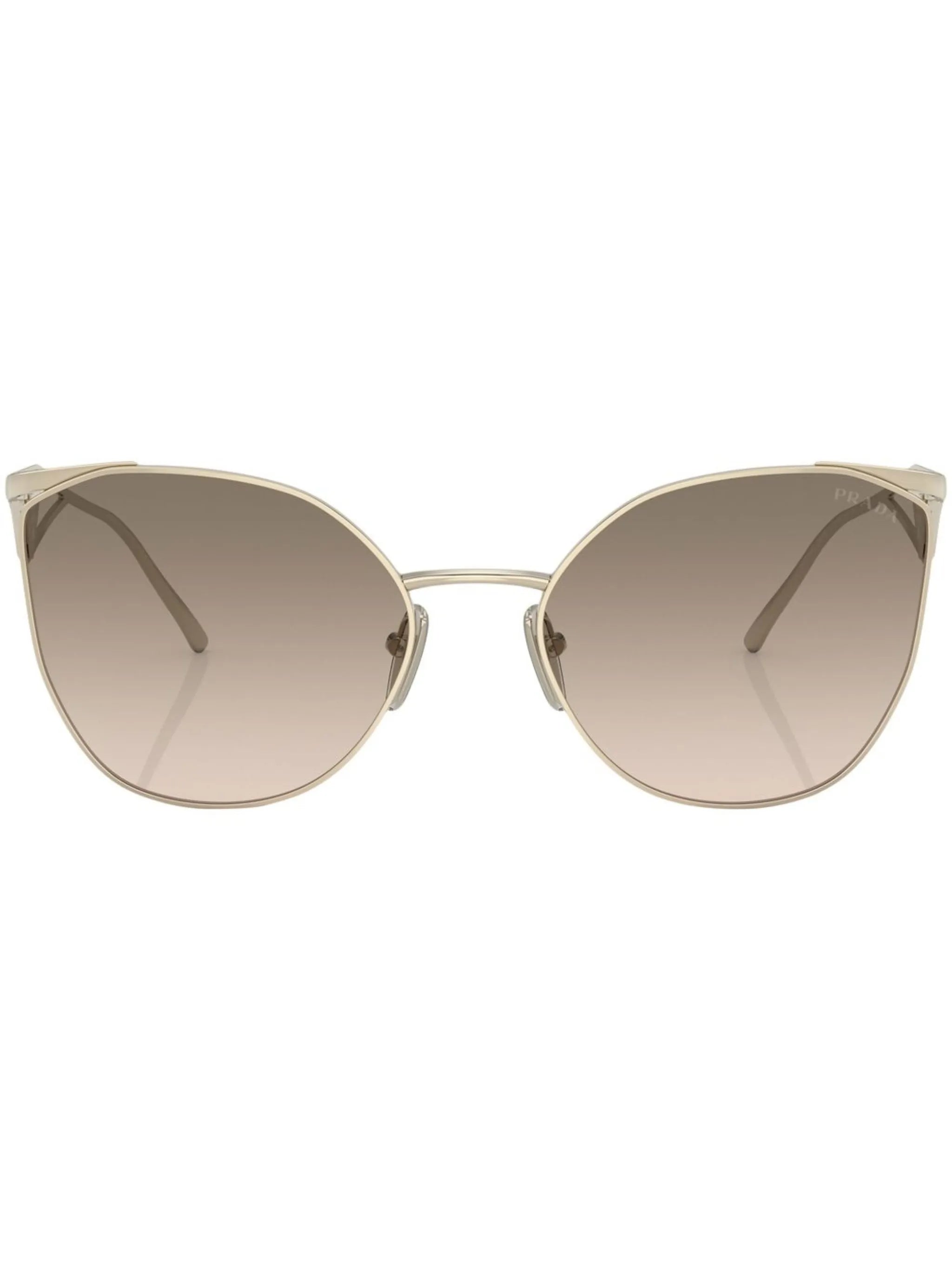 logo cat-eye frame sunglasses