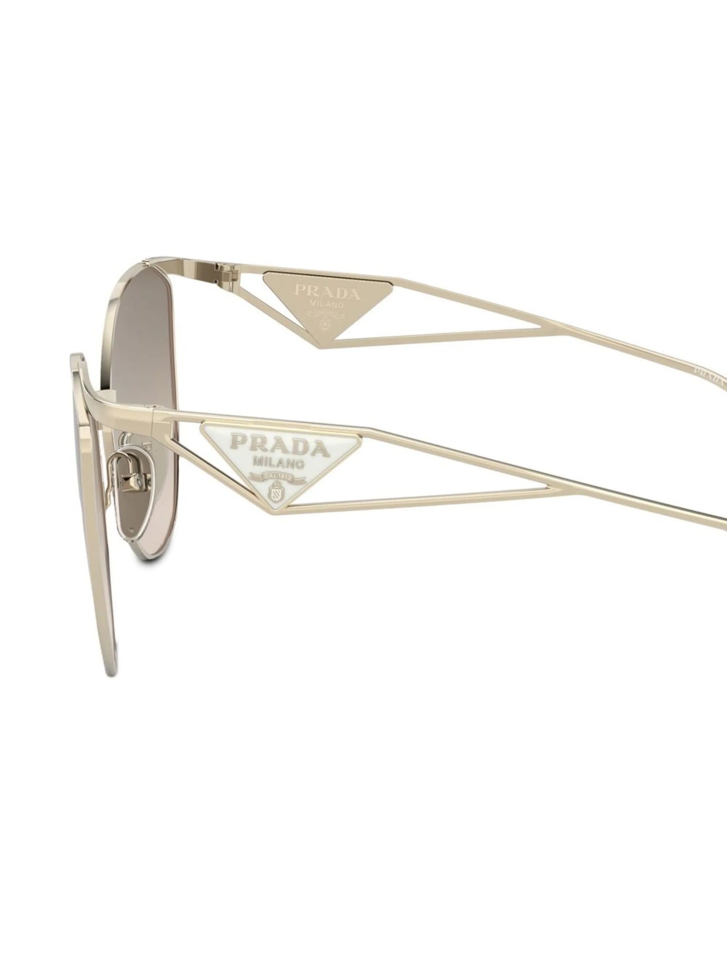 logo cat-eye frame sunglasses