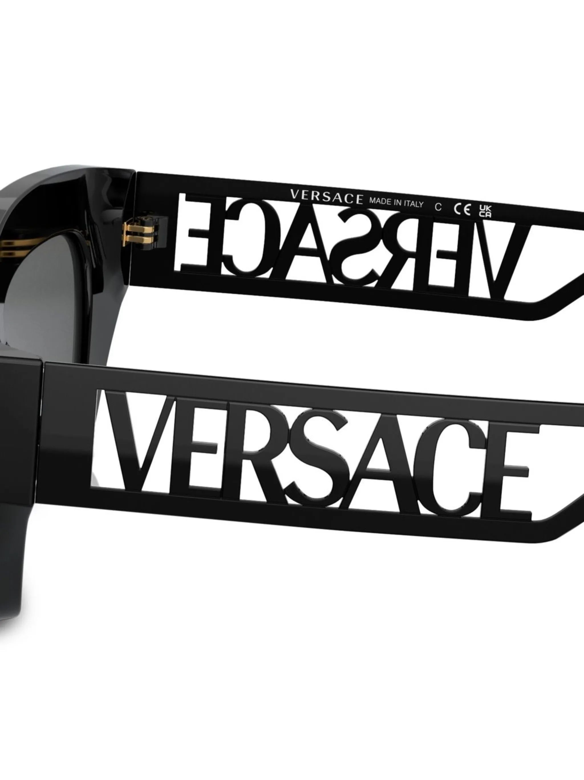 logo-embossed rectangle-frame sunglasses