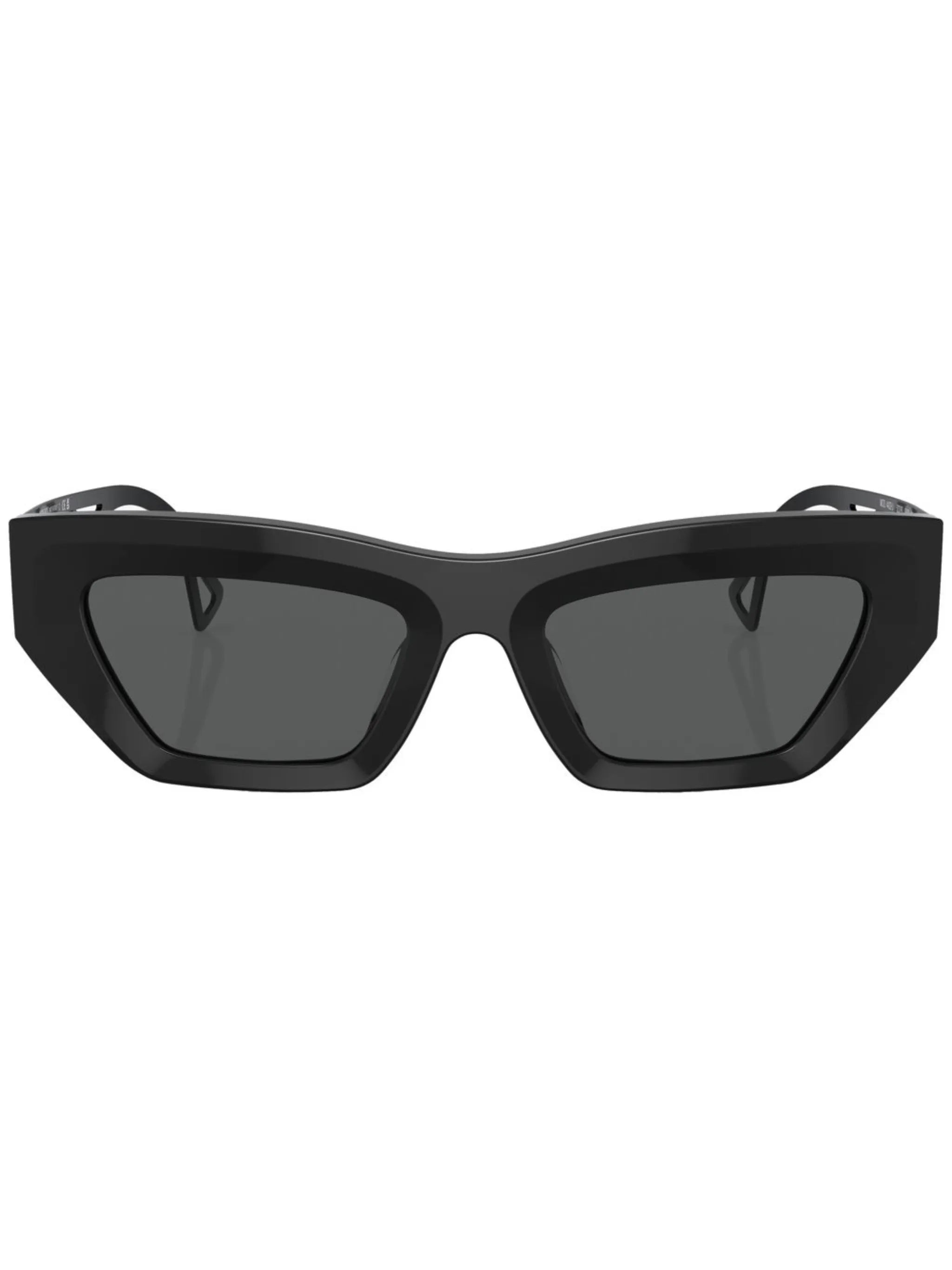 logo-embossed rectangle-frame sunglasses