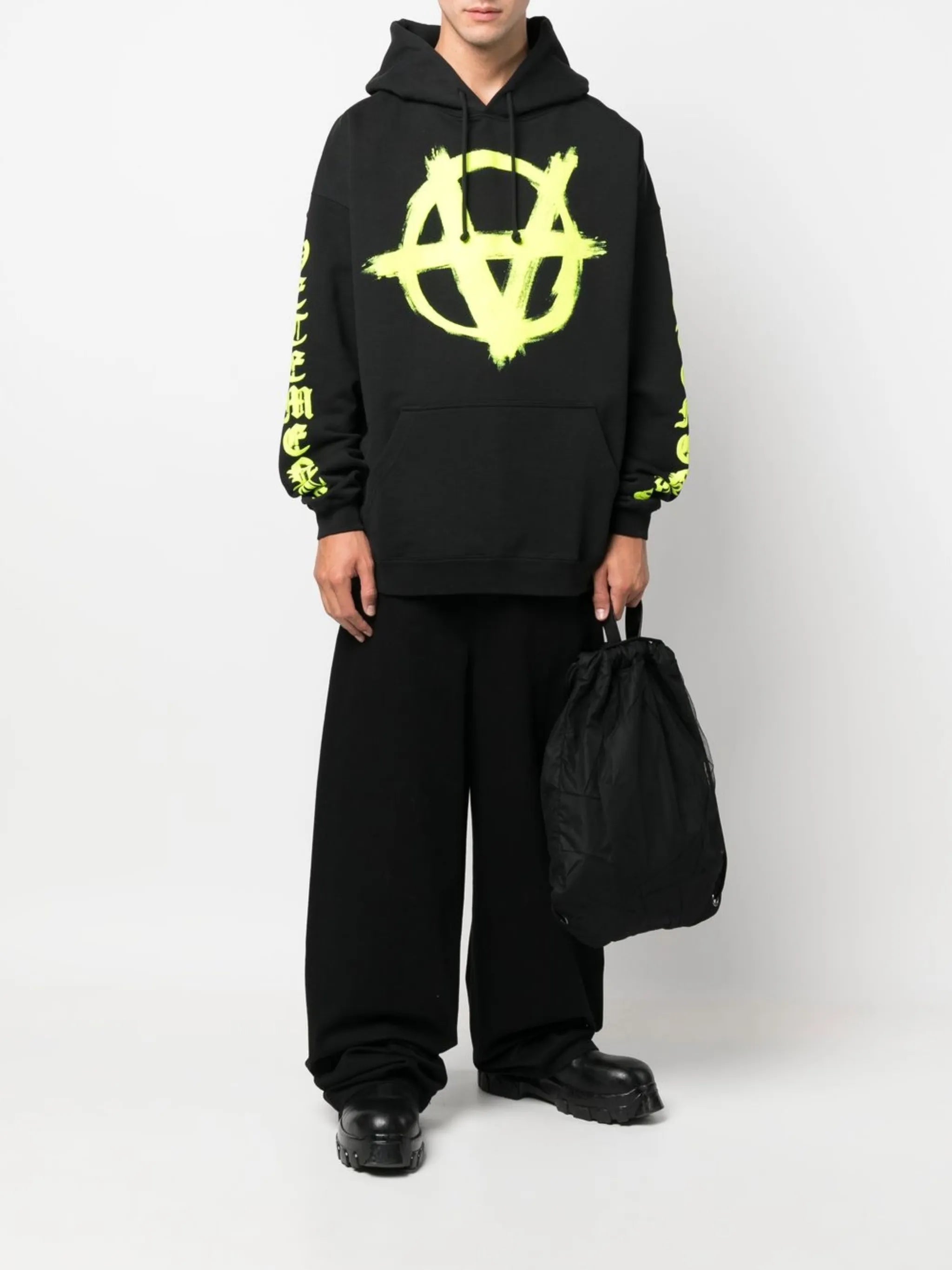 logo-print pullover hoodie