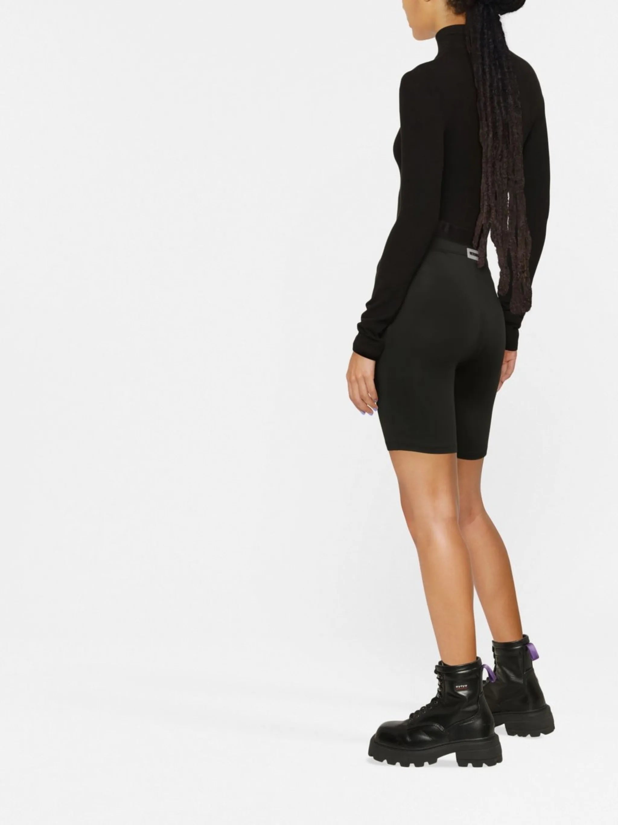 logo-waistband cycling shorts