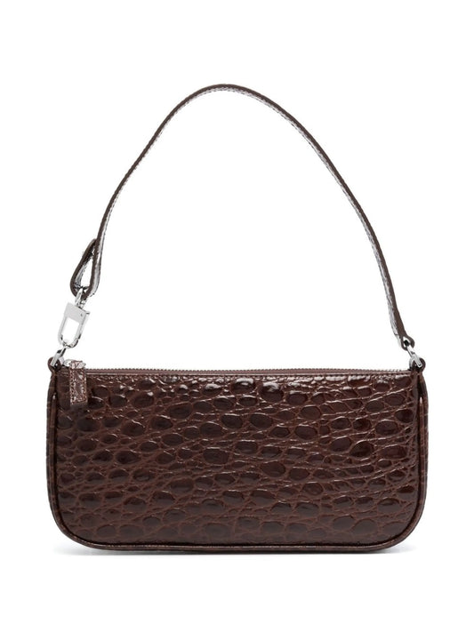 crocodile-effect bag