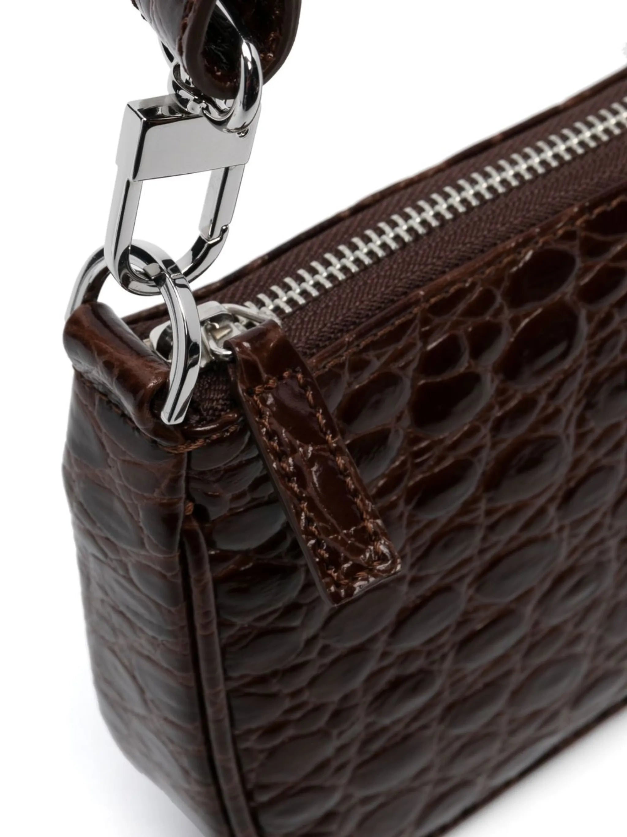 crocodile-effect bag