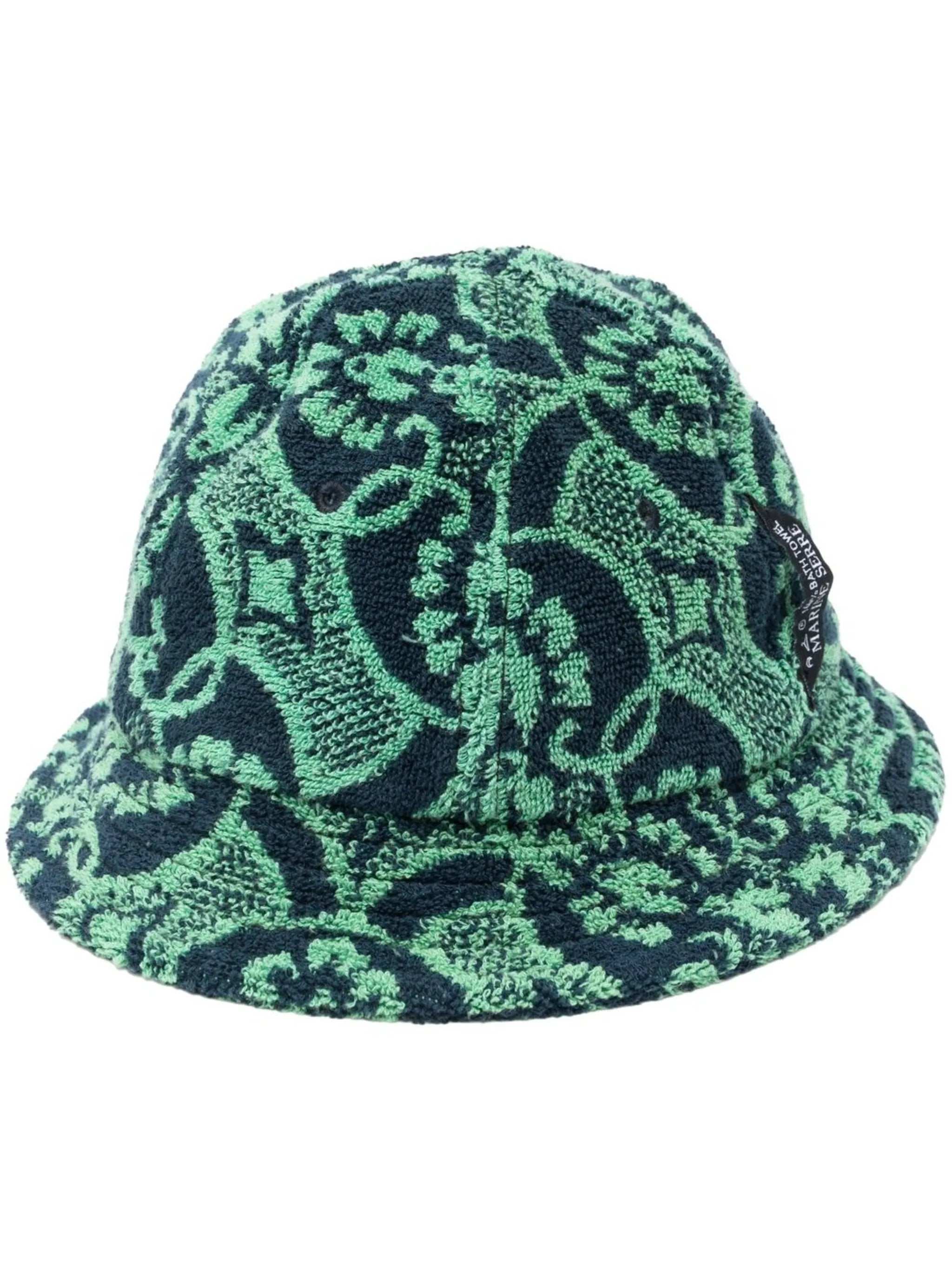 graphic-print cotton bucket hat
