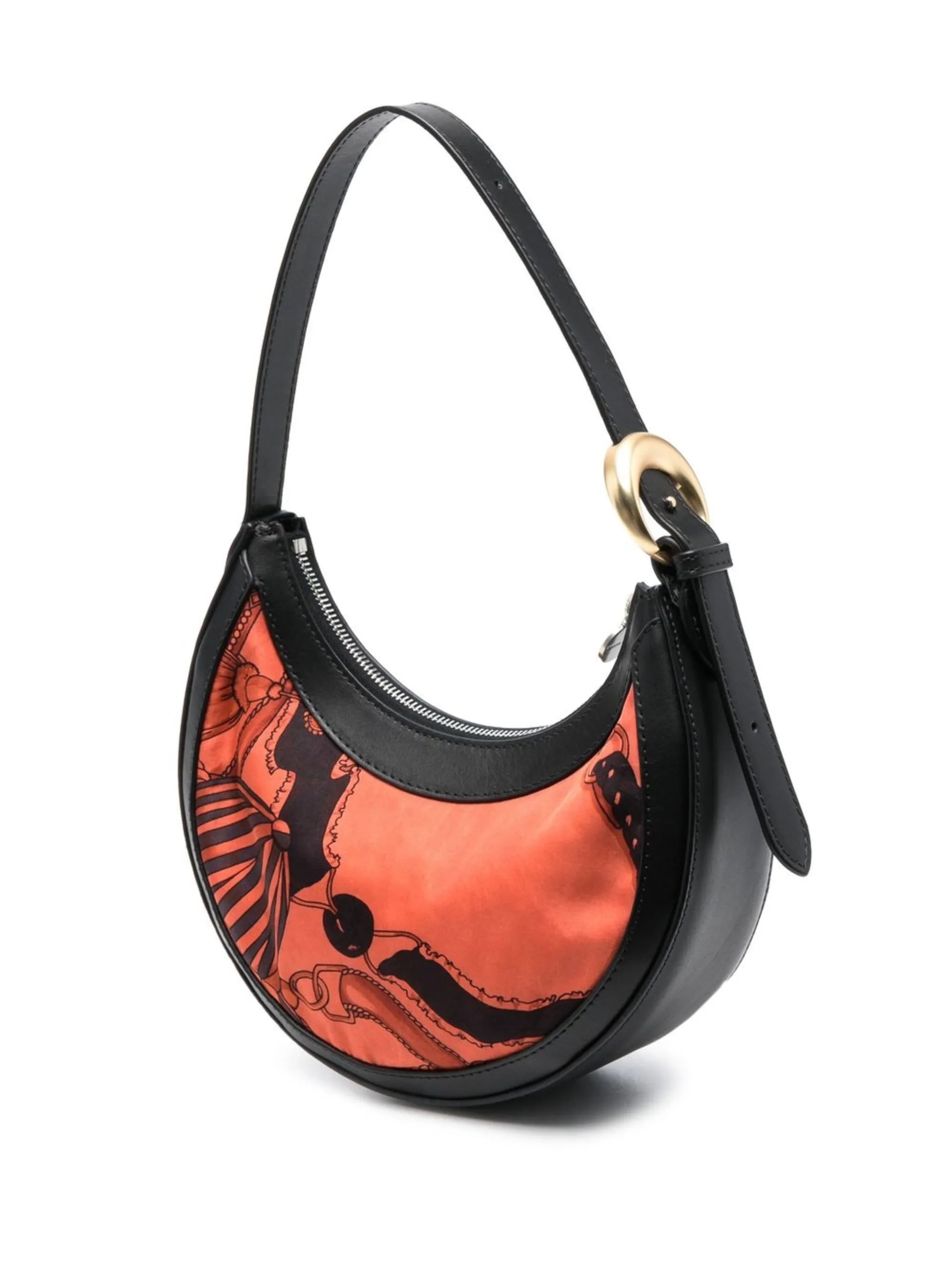 graphic-print eclipse shoulder bag