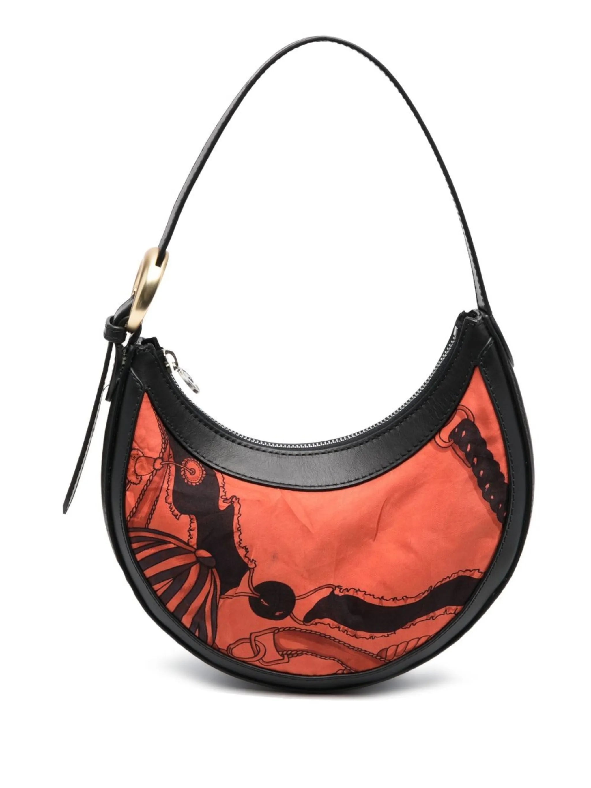 graphic-print eclipse shoulder bag