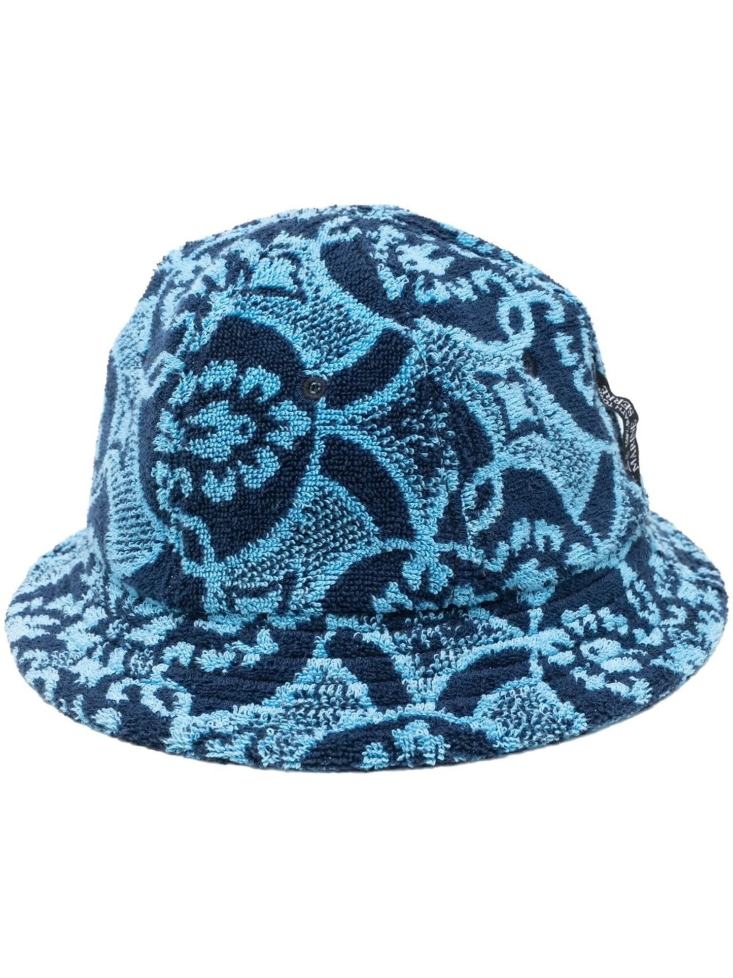 graphic-print cotton bucket hat