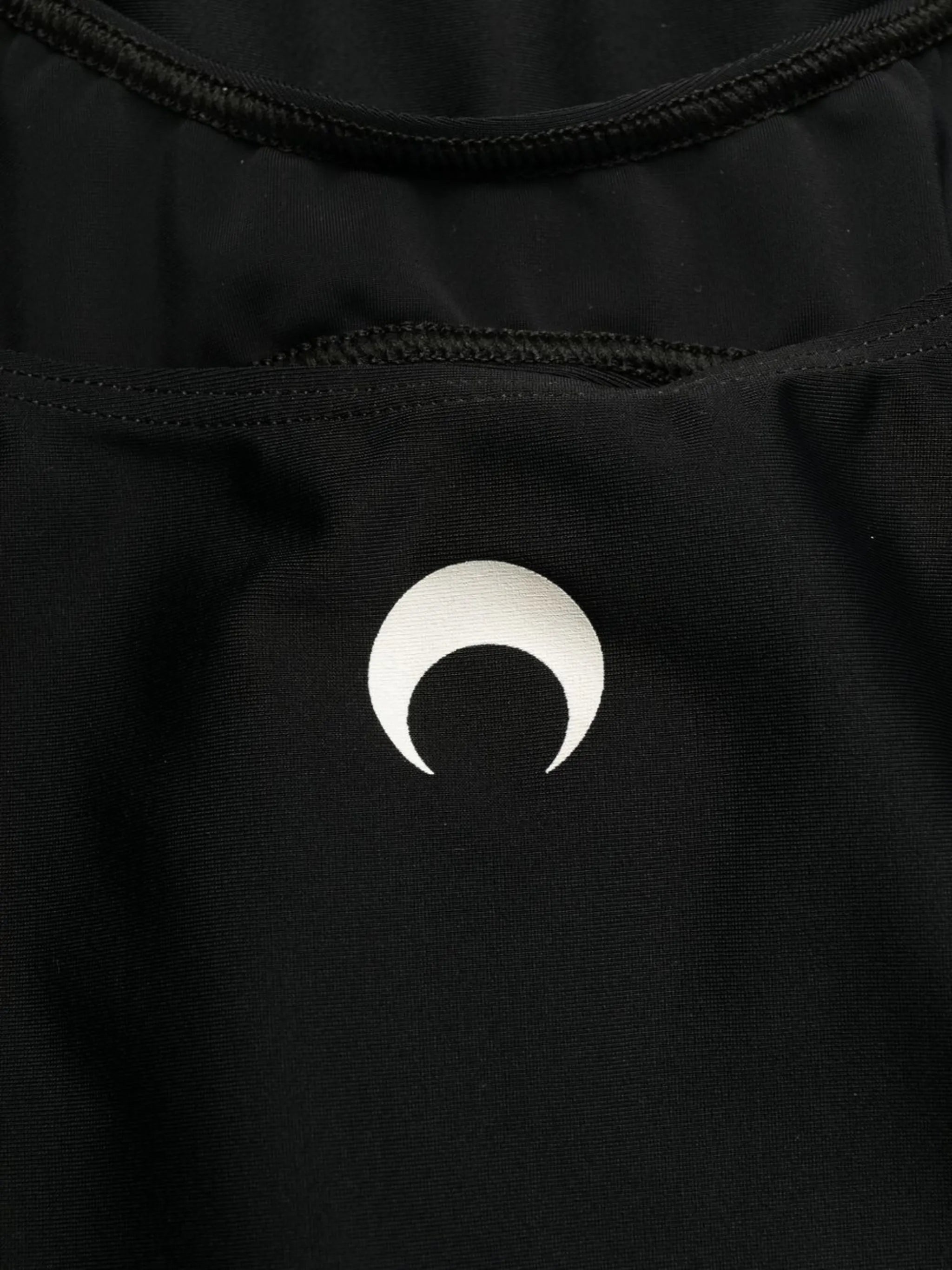 Crescent Moon-print swimsuit