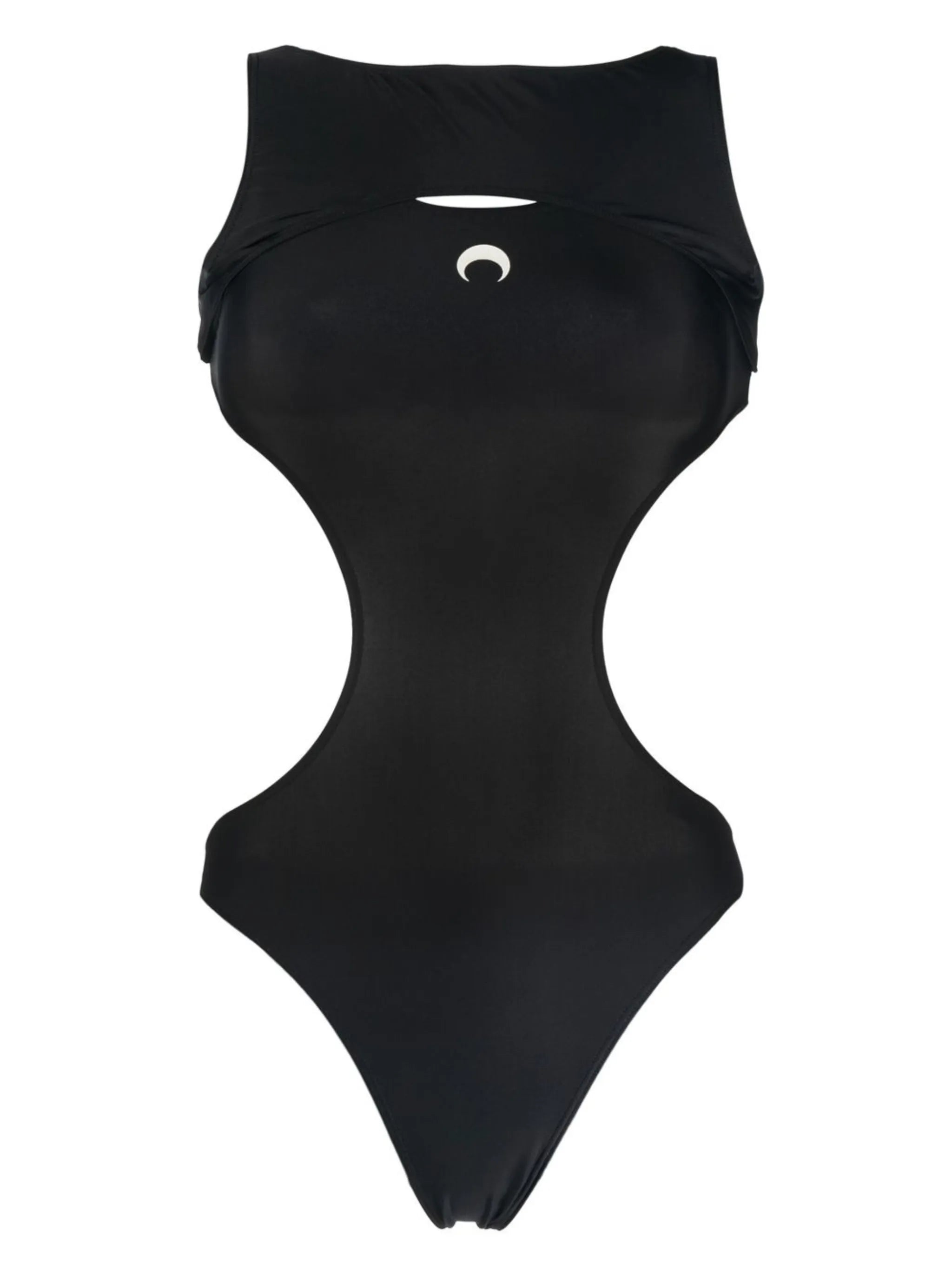 Crescent Moon-print swimsuit