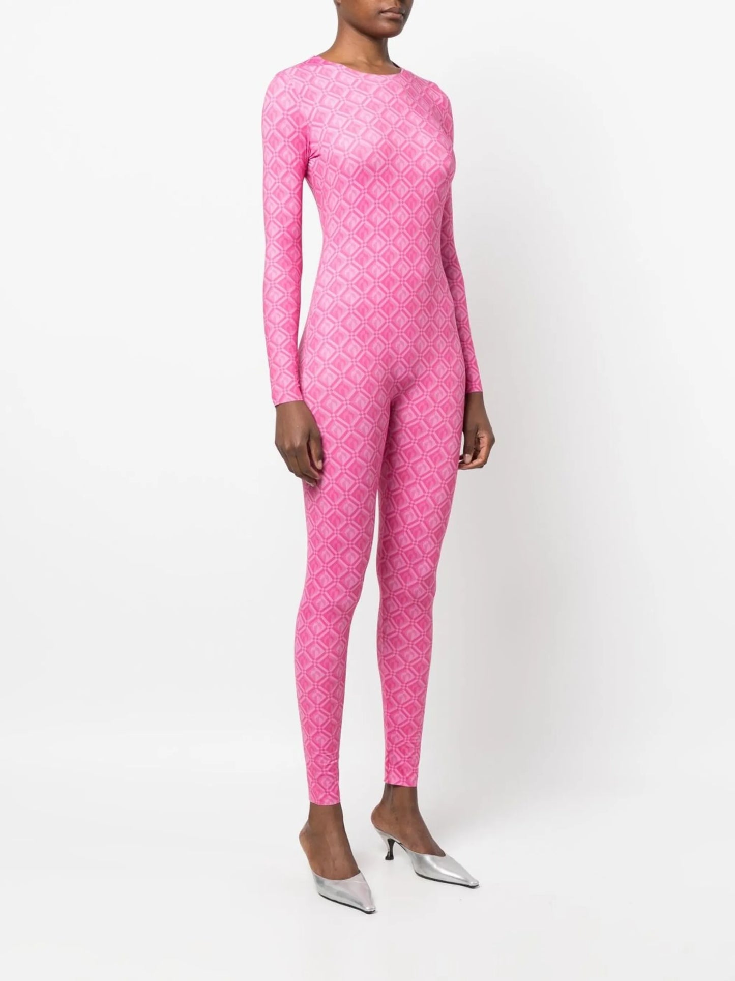 logo-print jumpsuit