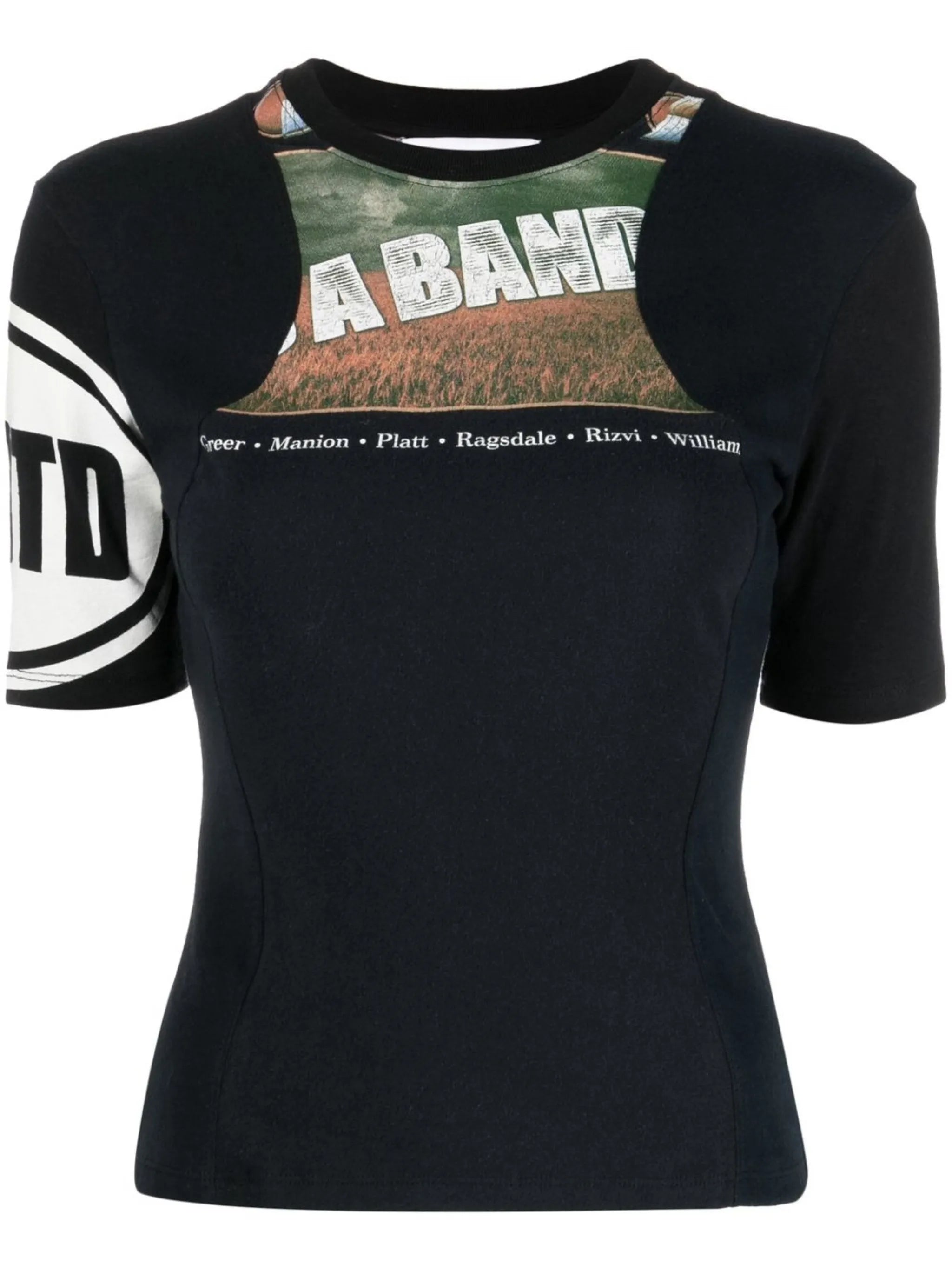 regenerated graphic-print T-shirt