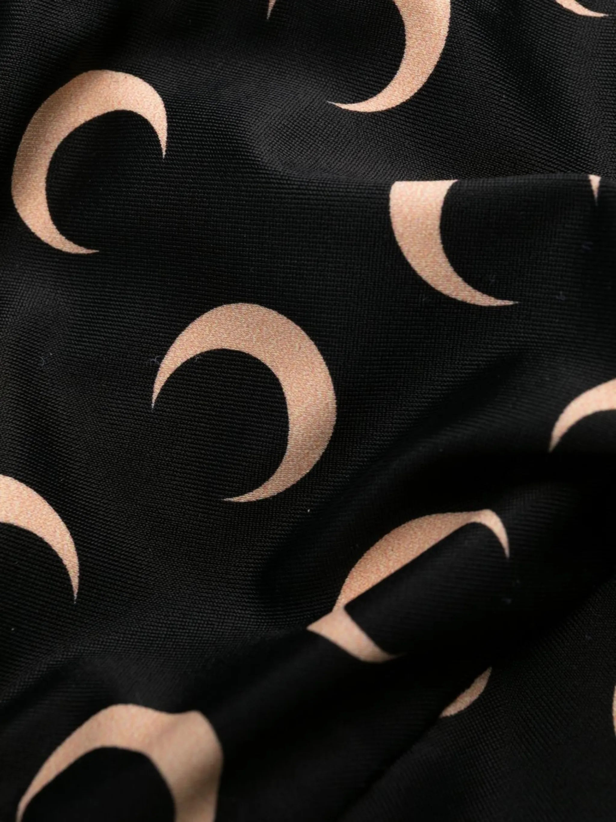 Crescent Moon-print bikini