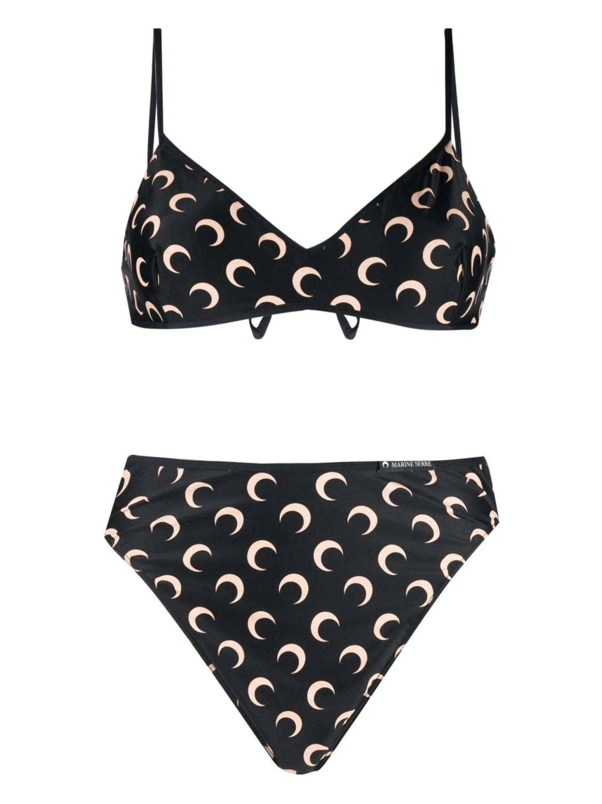 Crescent Moon-print bikini