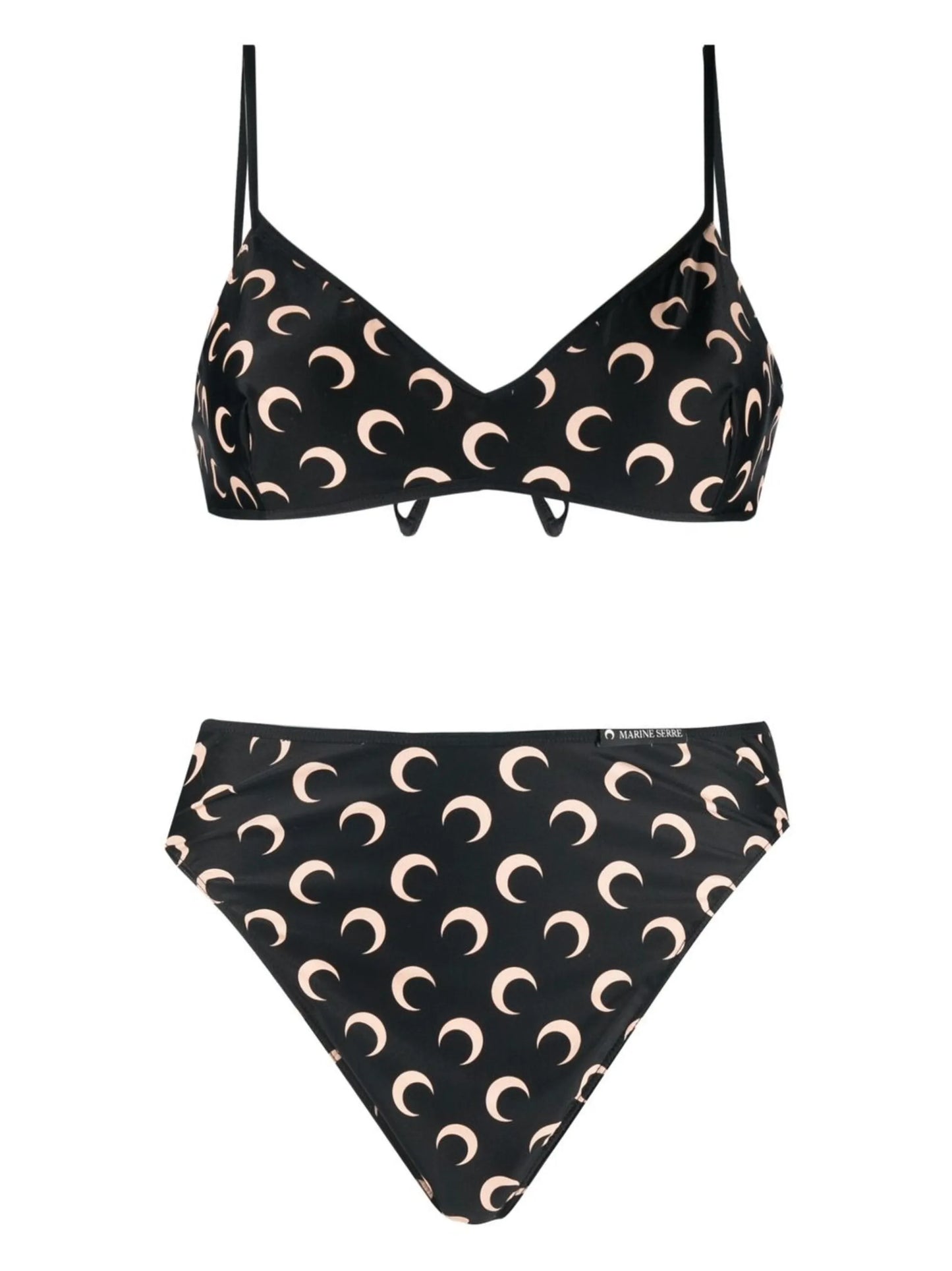 Crescent Moon-print bikini