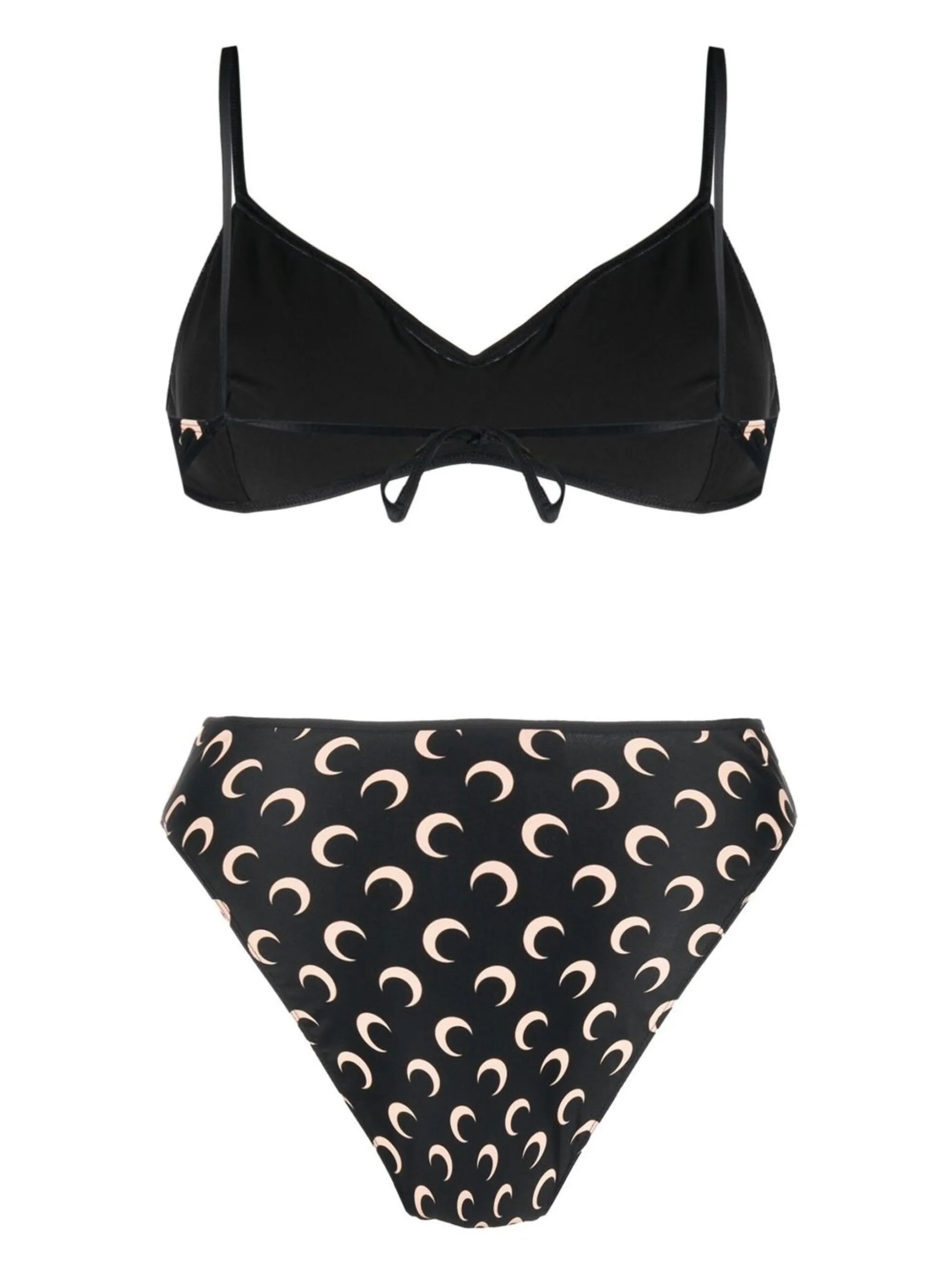 Crescent Moon-print bikini