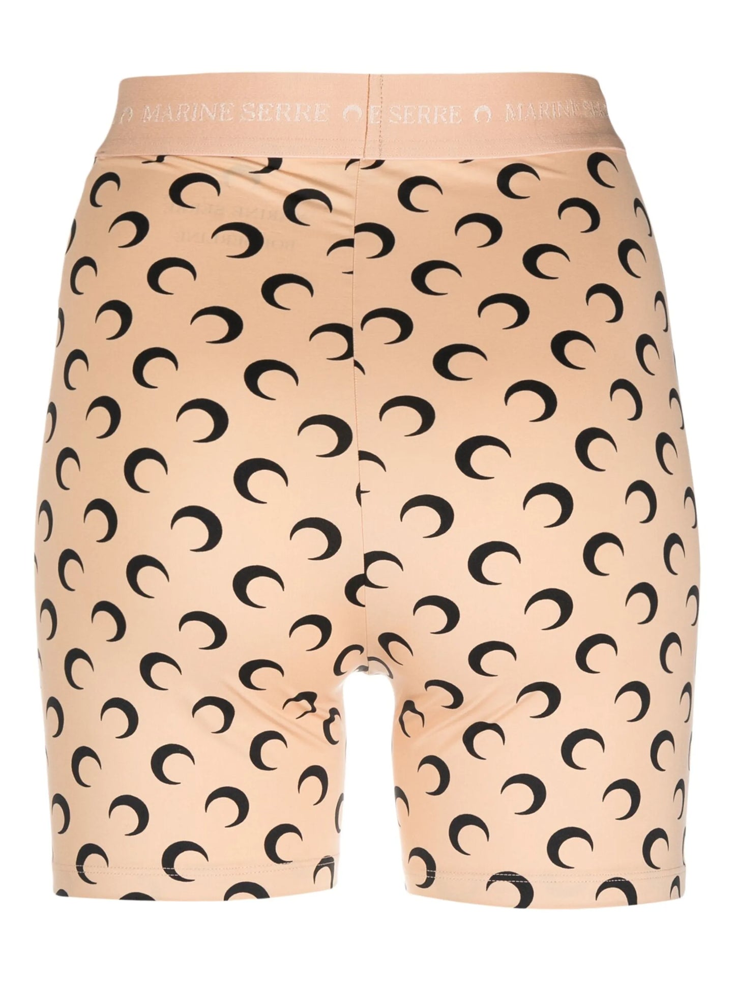 Moon-print cycling shorts