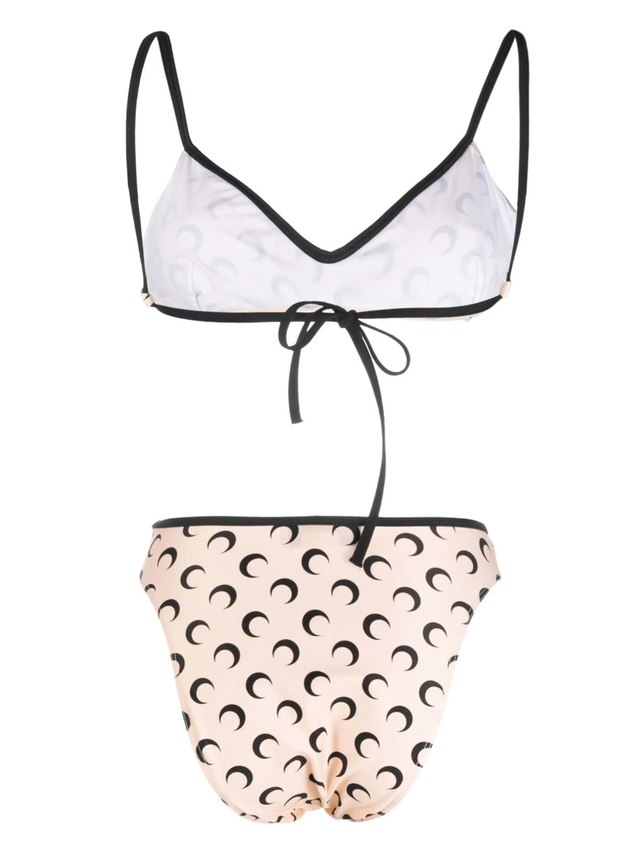 Crescent Moon-print bikini