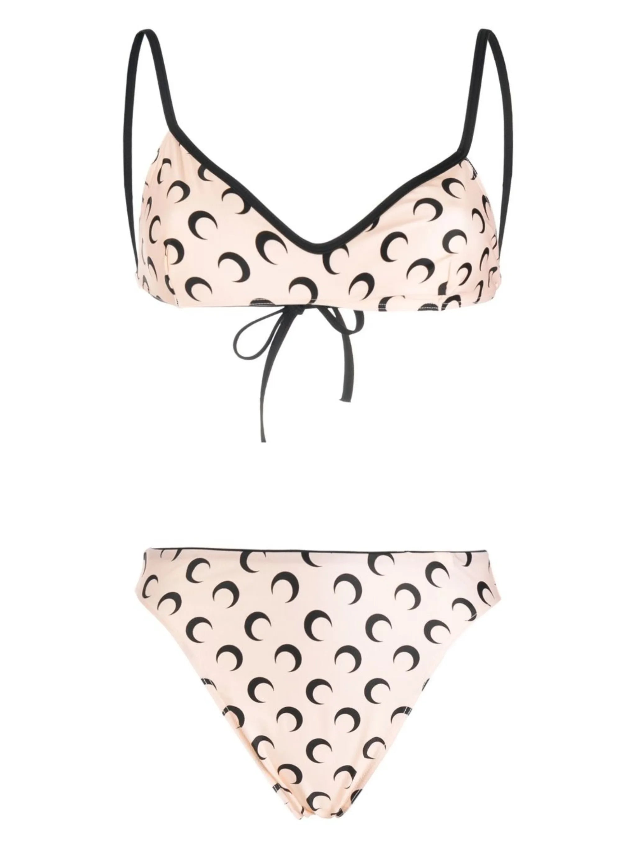 Crescent Moon-print bikini